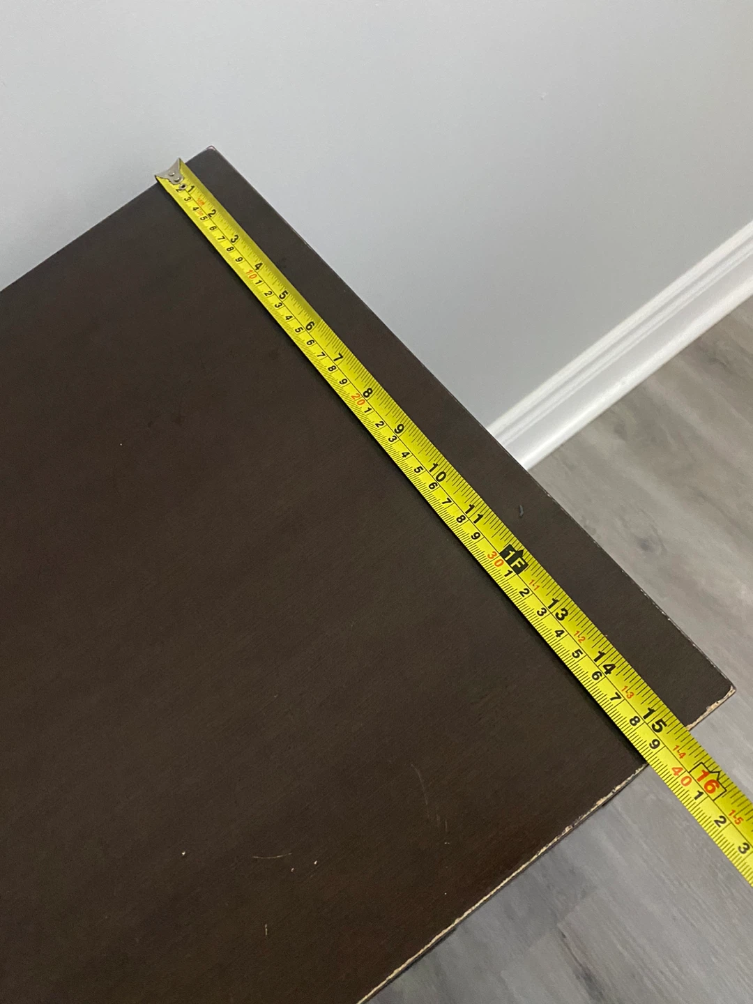 Dark Brown L-Shaped Desk - photo 3