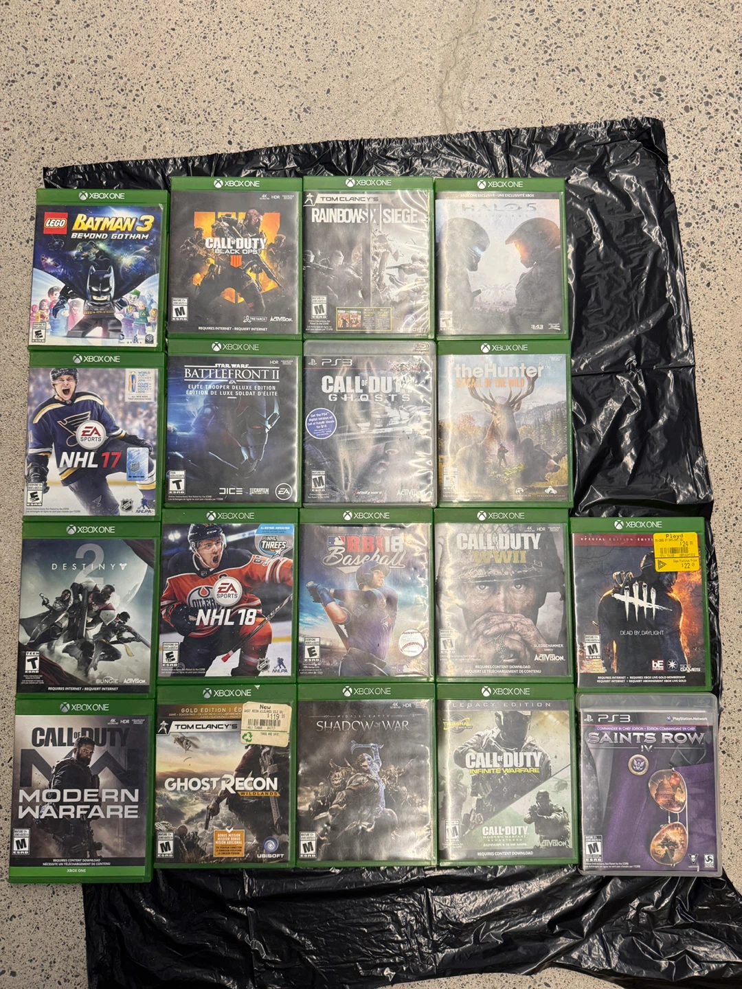 Bundle of 16 Video Games for Xbox and PS3