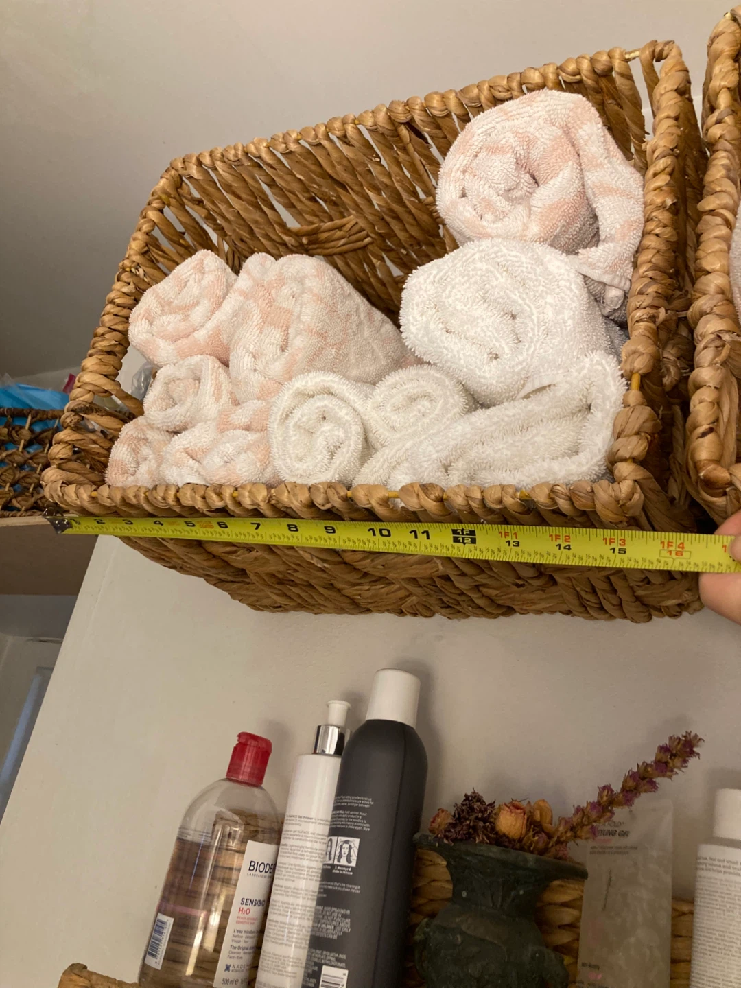 Woven shelf and Storage Baskets  (Set of 3) - photo 5
