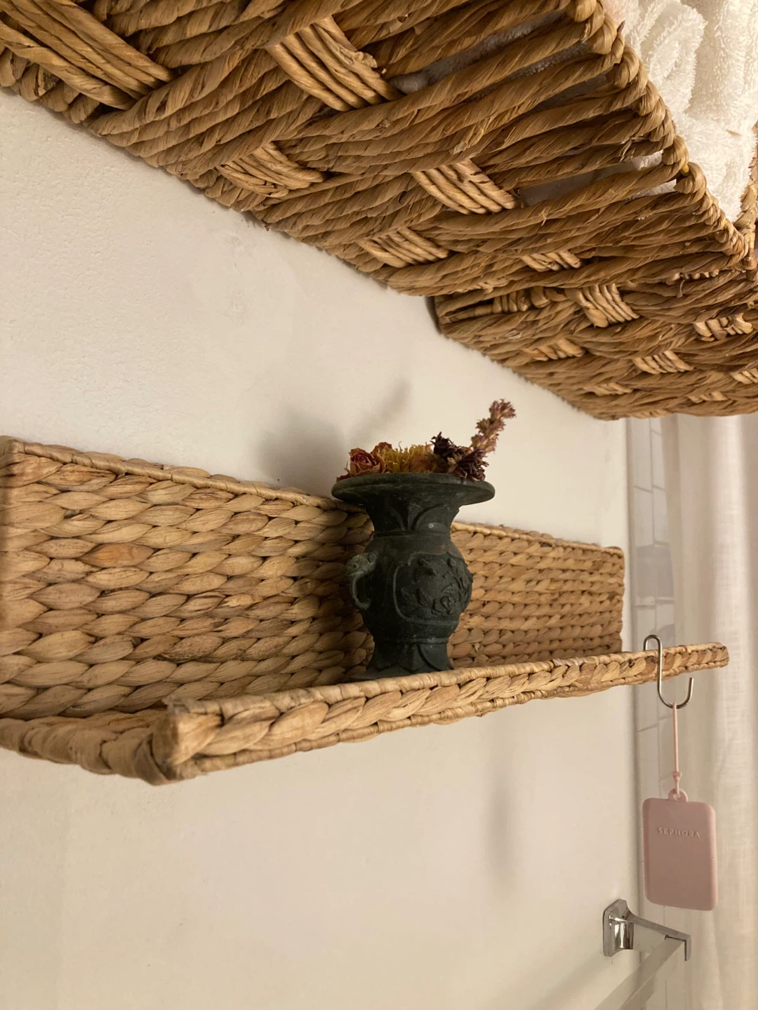 Woven shelf and Storage Baskets  (Set of 3) - photo 3