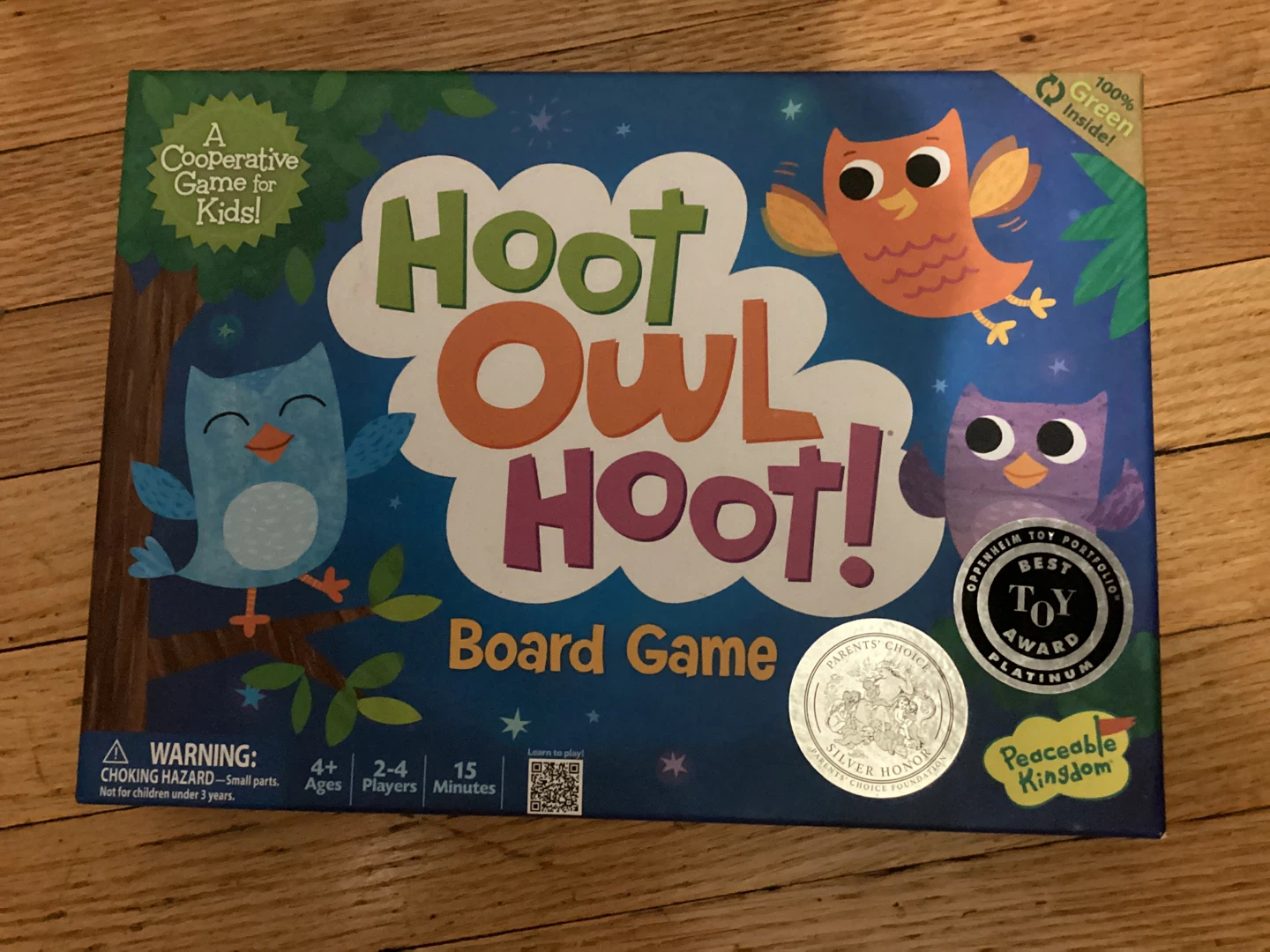 Hoot Owl Hoot! Board Game - Cooperative Game for Kids
