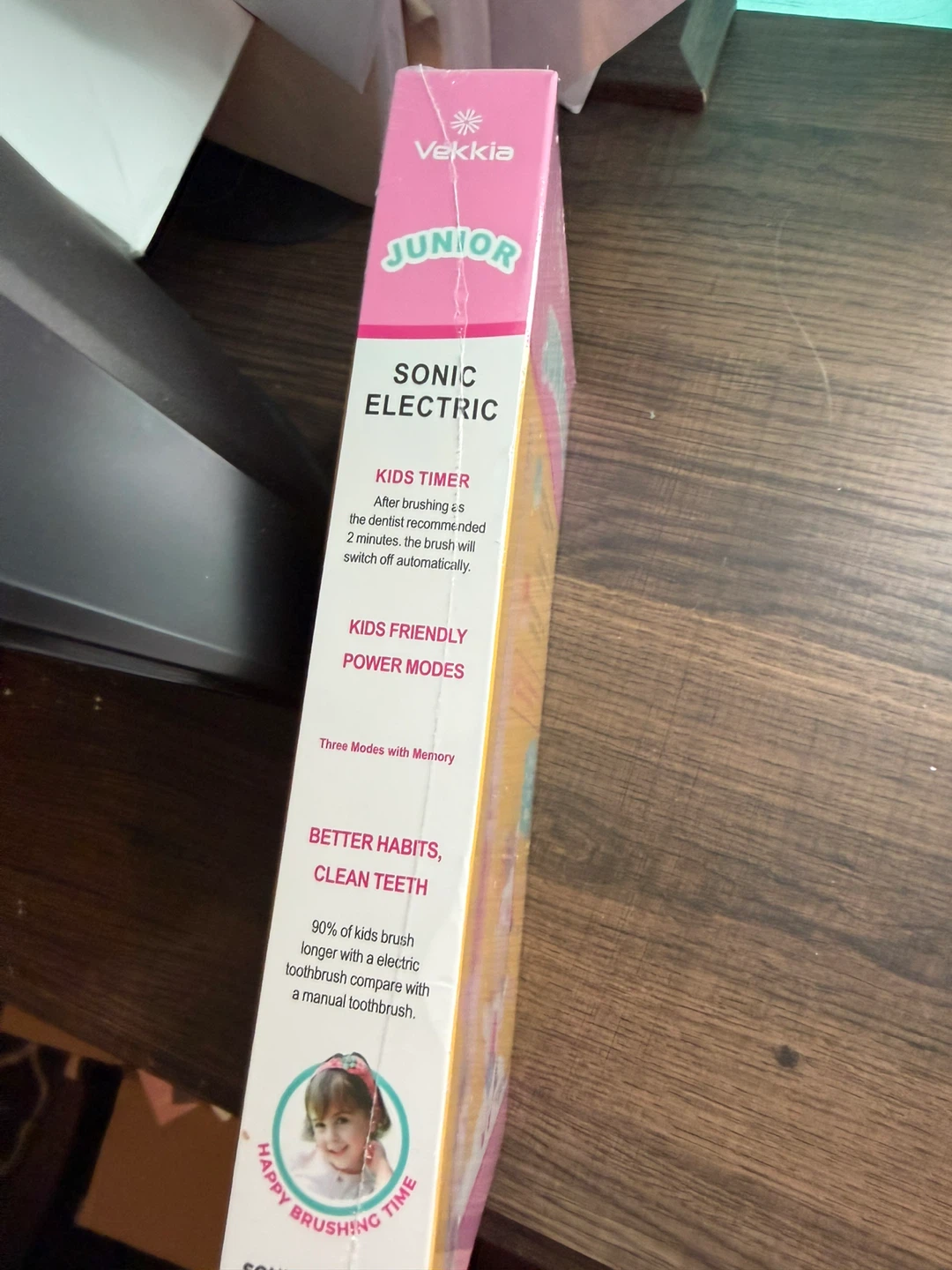 Vekklia Junior Sonic Electric Toothbrush with 4 Heads - photo 2