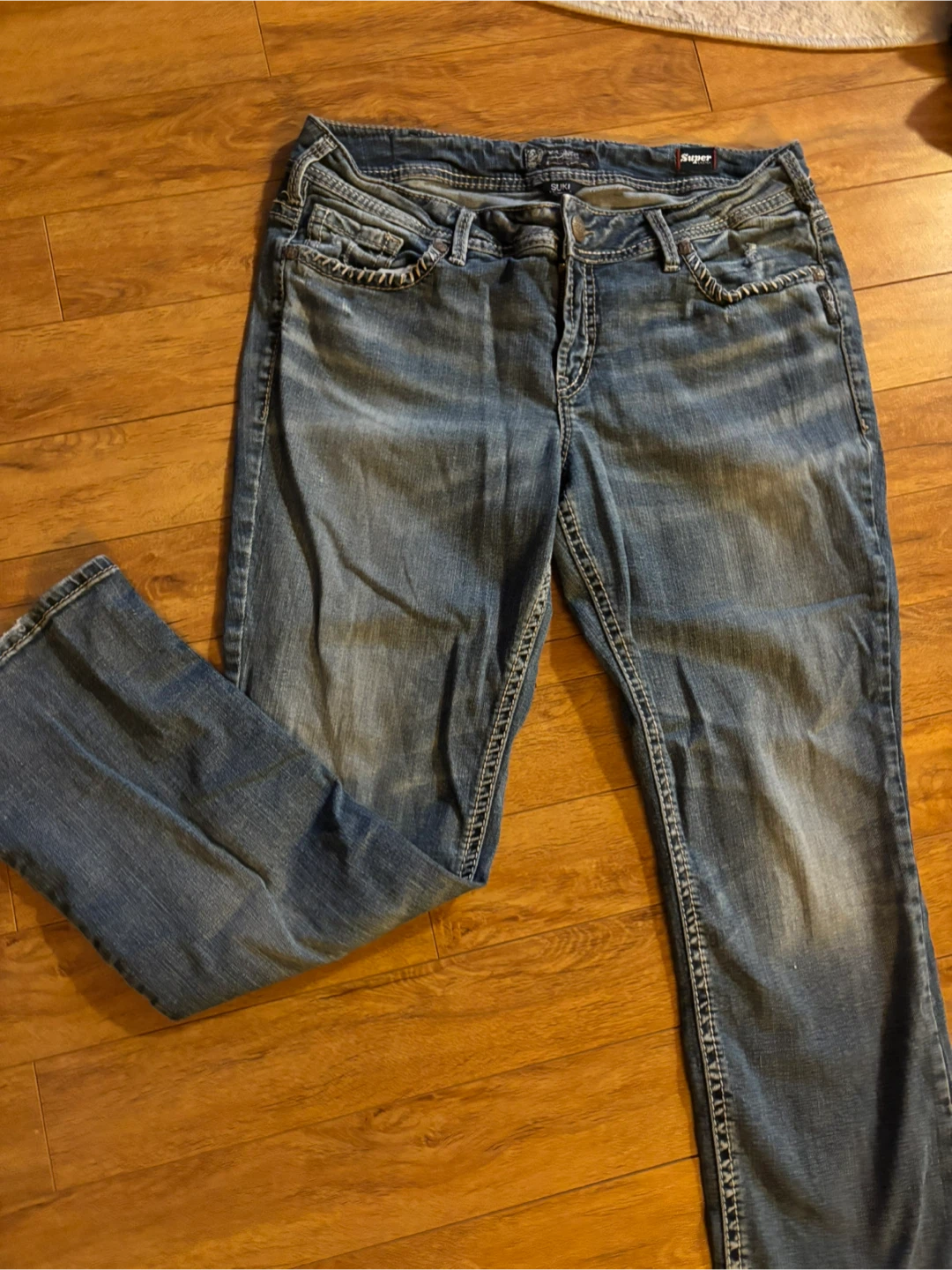 Silver Jeans Co. Suki Mid Slim Bootcut Jeans Size L31 - photo 2