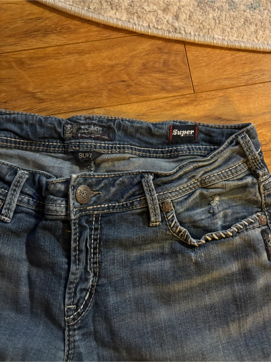 Silver Jeans Co. Suki Mid Slim Bootcut Jeans Size L31 - photo 3