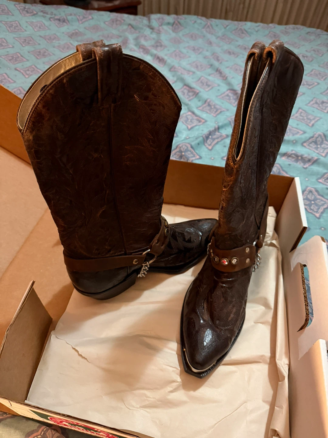 West Canada Boots Brown Leather Cowboy Boots - photo 3