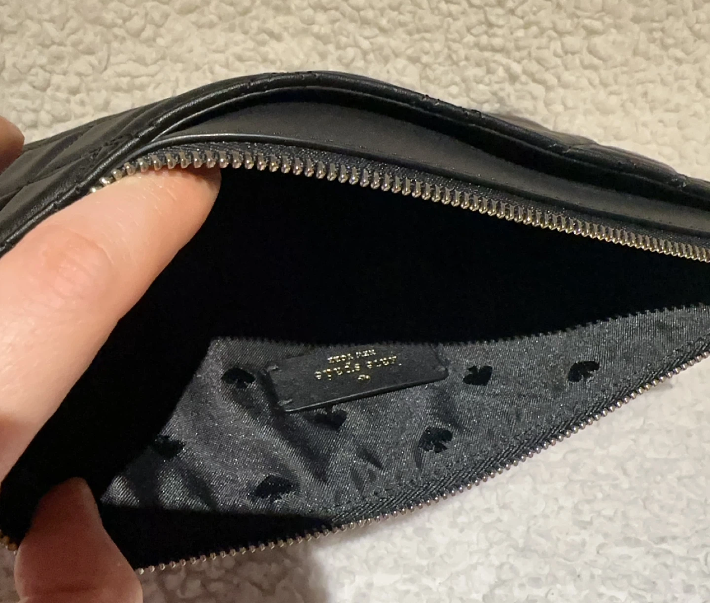 Kate Spade Black Quilted Pouch - photo 3