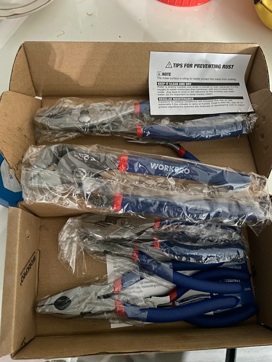 WORKPRO 7-Piece Plier Set