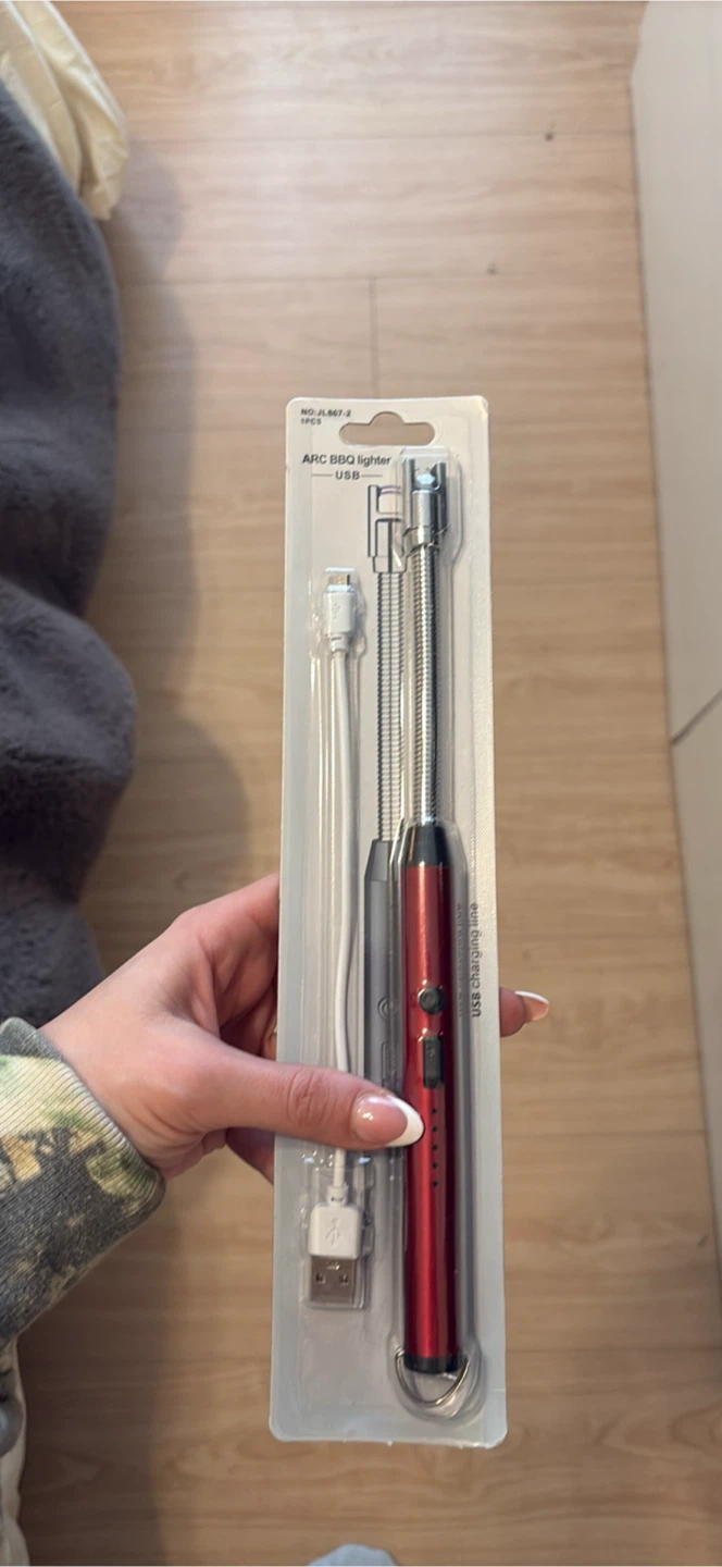 Red ARC BBQ Lighter - USB Rechargeable