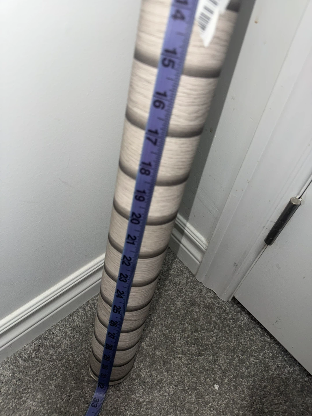 Light Grey Wood Slat Wallpaper. 32 inch H - photo 5