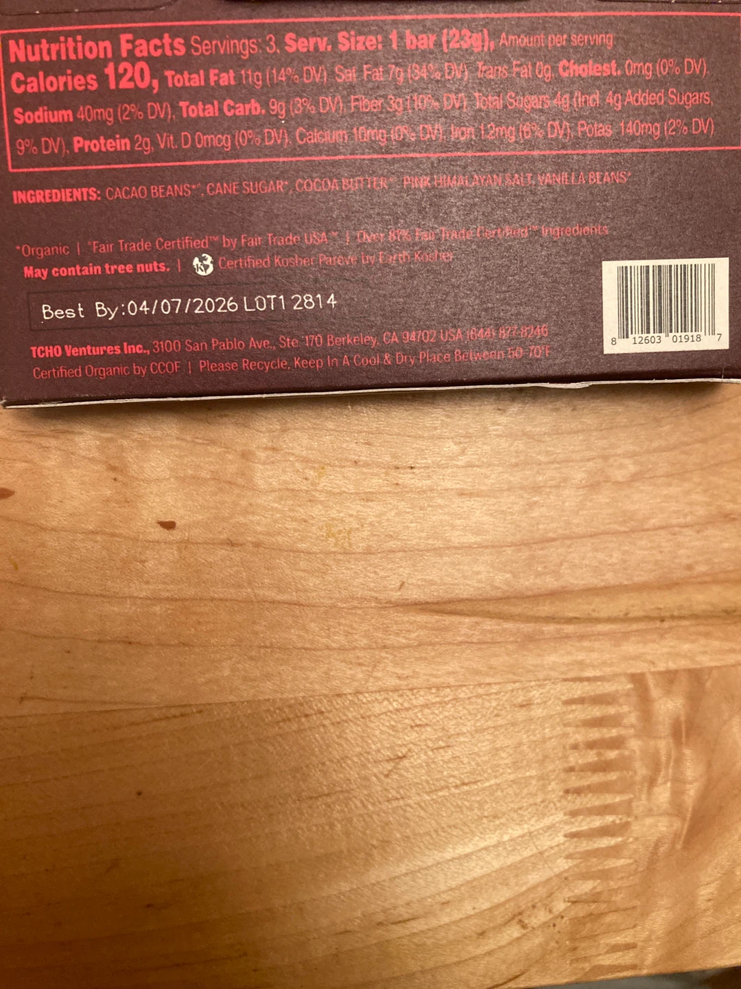 🏆 Dark Chocolate: 70% Peruvian Cacao + TCHO Dark & Salty 81% - photo 3