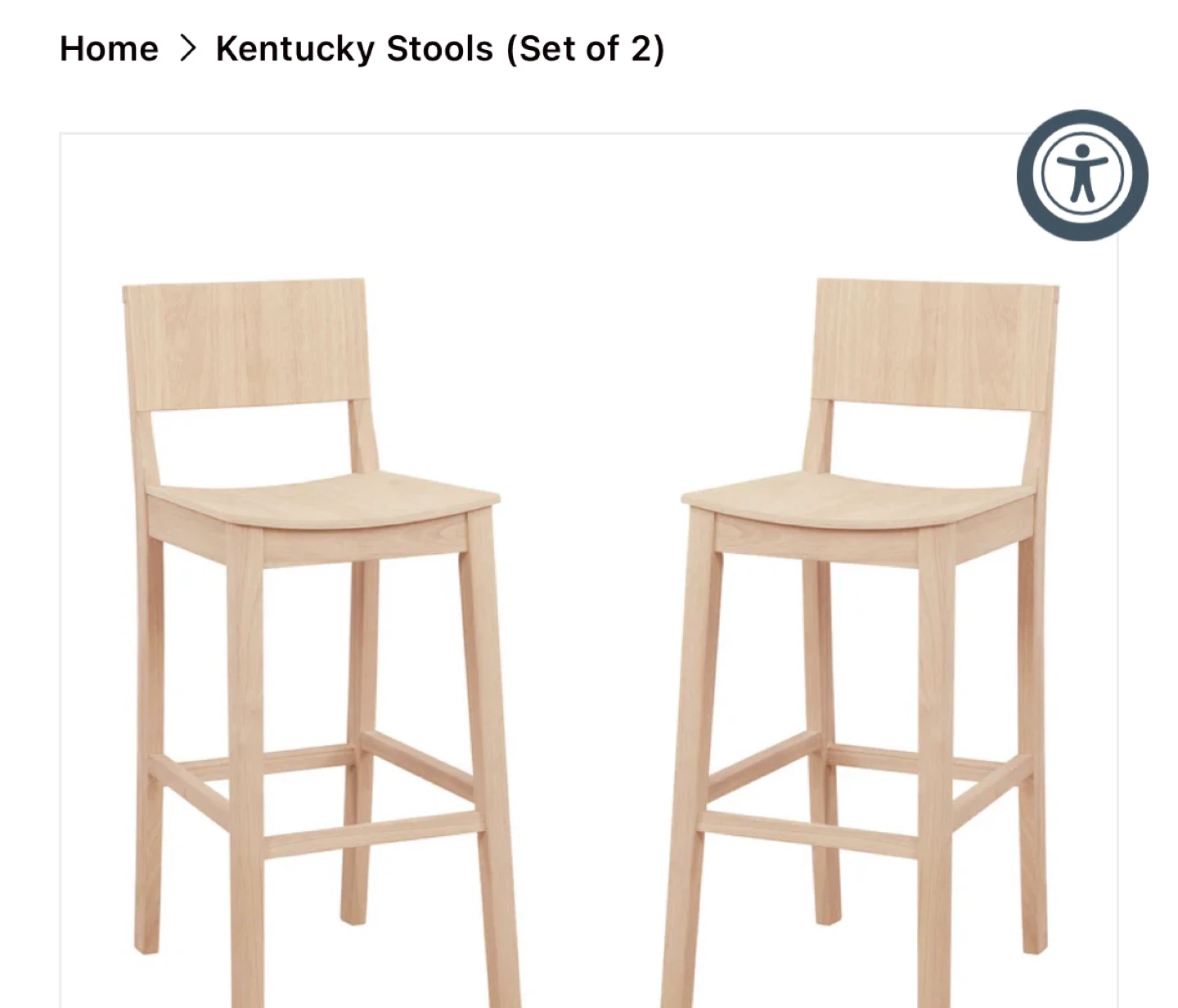 Linon Home Decor Kentucky Stools (set of 4) - photo 3
