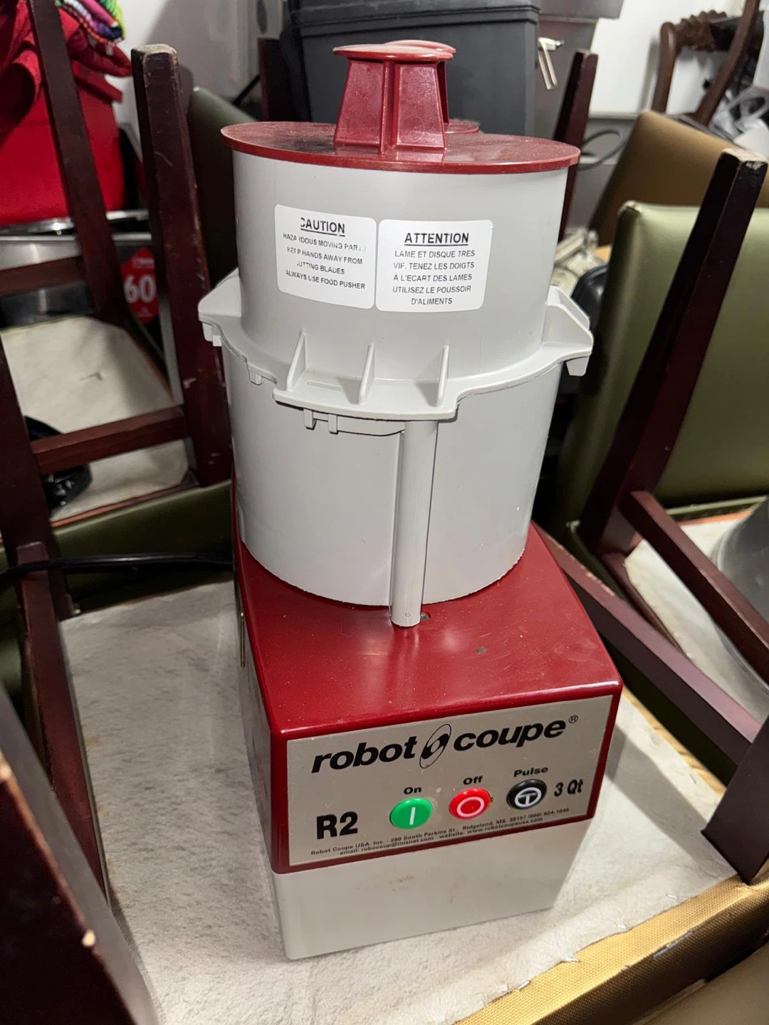 Robot Coupe R2 Food Processor 3 Qt - photo 2