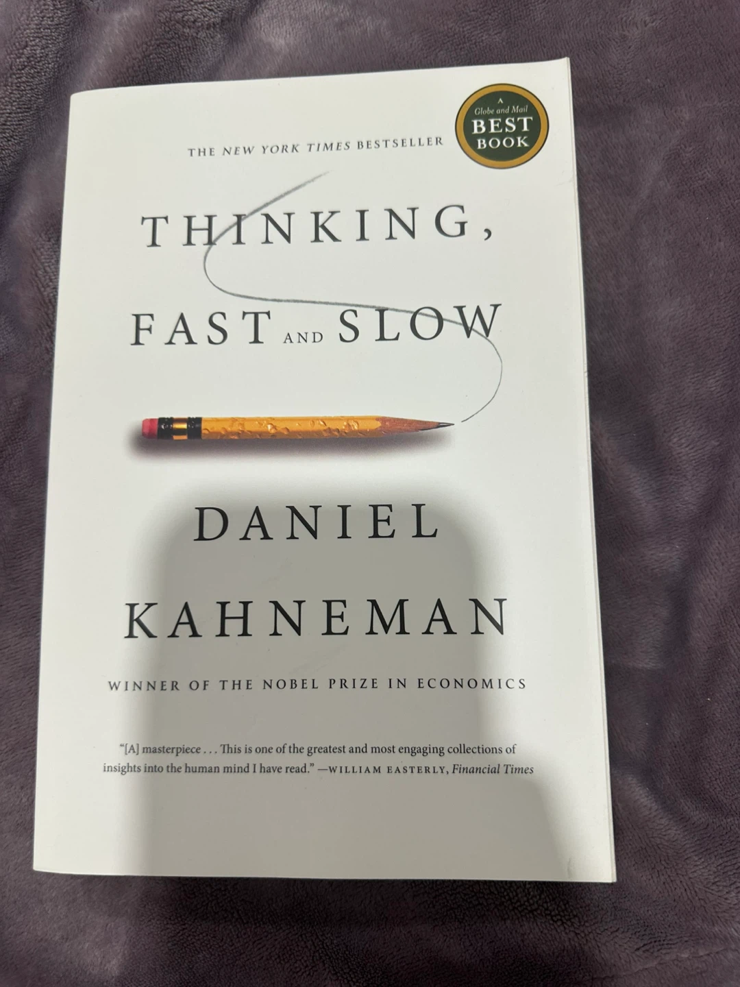 Thinking, Fast and Slow by Daniel Kahneman 🏆