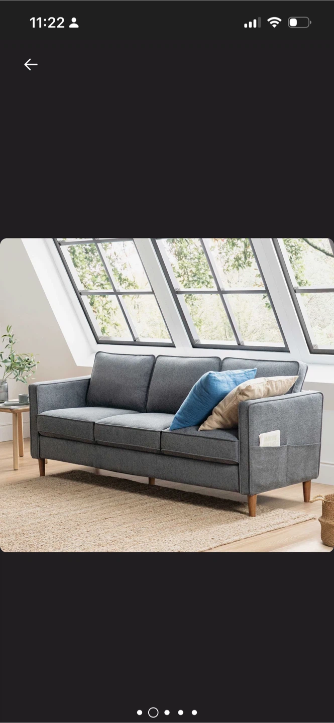New Mellow HANA Modern Linen Fabric Sofa - photo 2