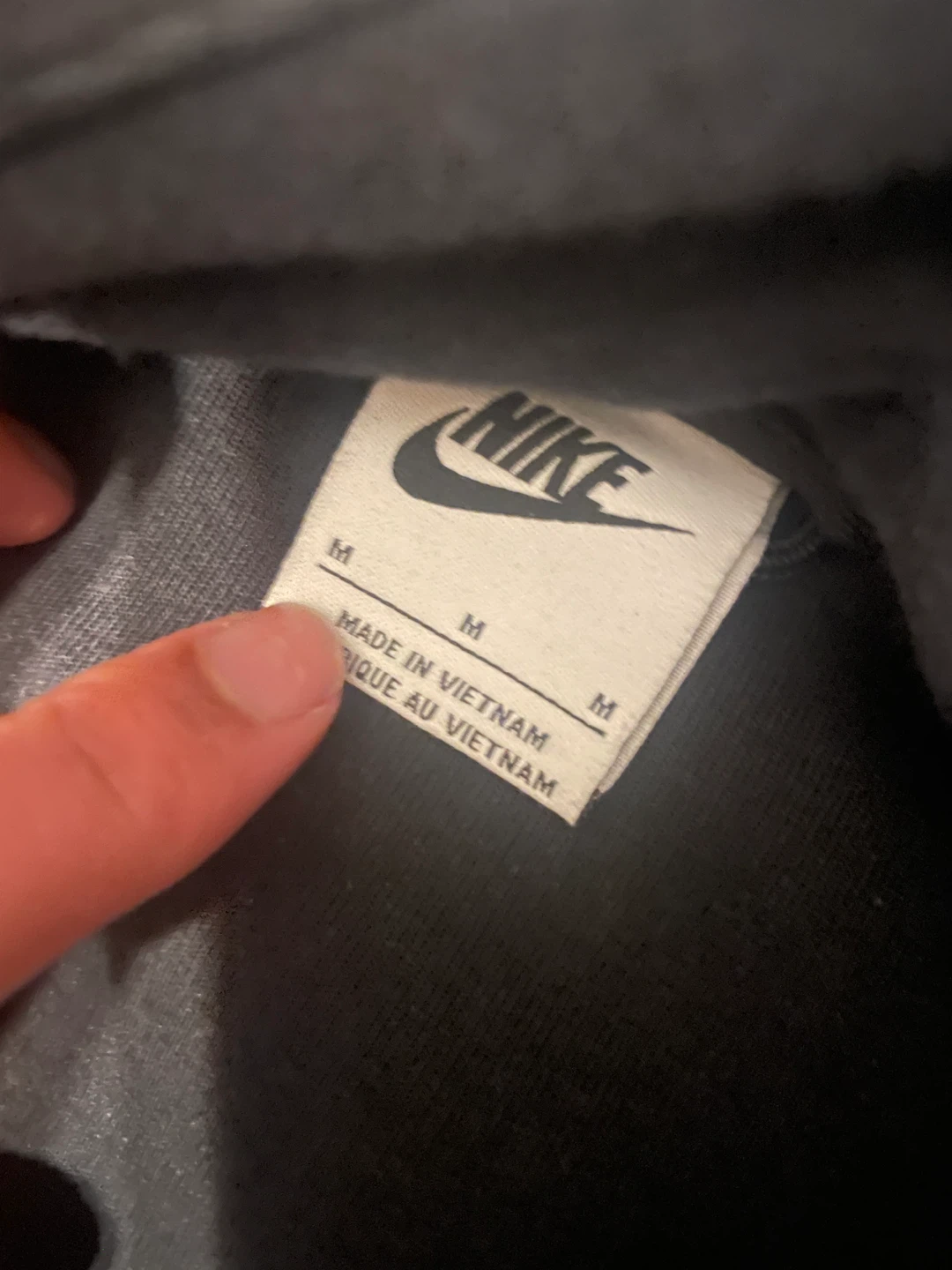 Nike Tech Fleece Hoodie Black Full Zip Size M - photo 2