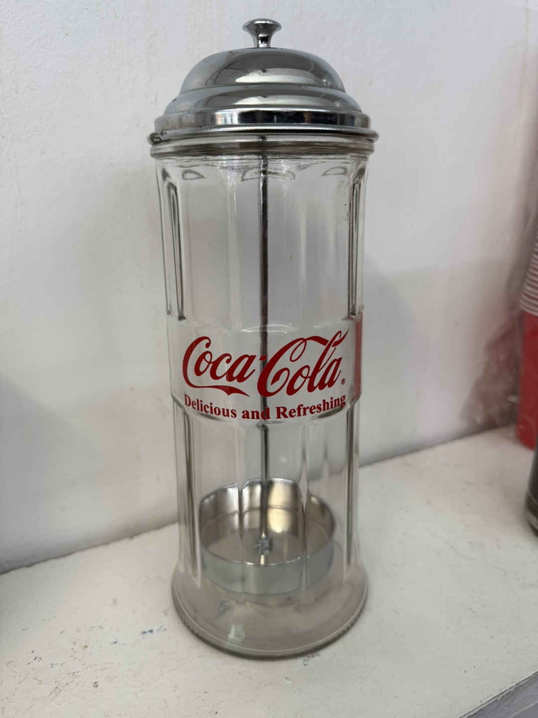 🏆Coca-Cola Glass Jar and Metal Lid - photo 3