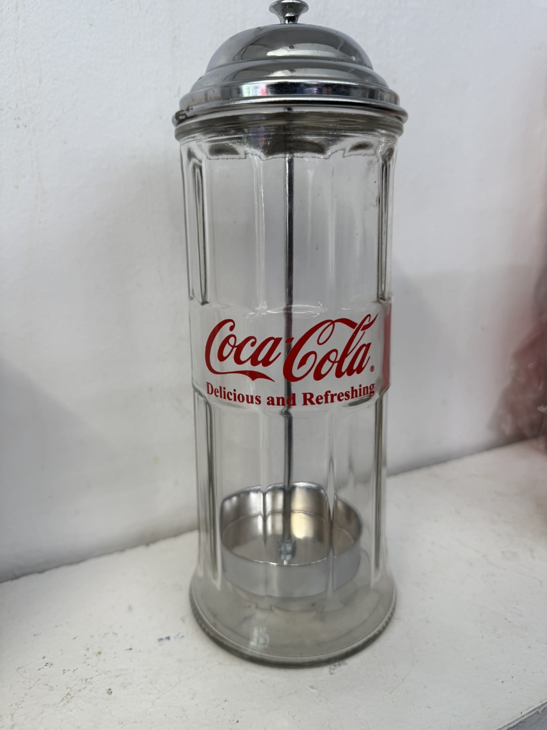 🏆Coca-Cola Glass Jar and Metal Lid - photo 2