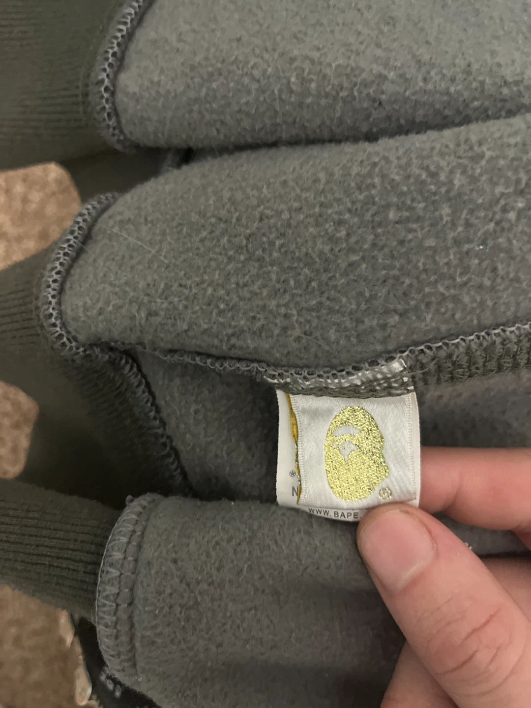 BAPE Full Zip Hoodie double hood - photo 4