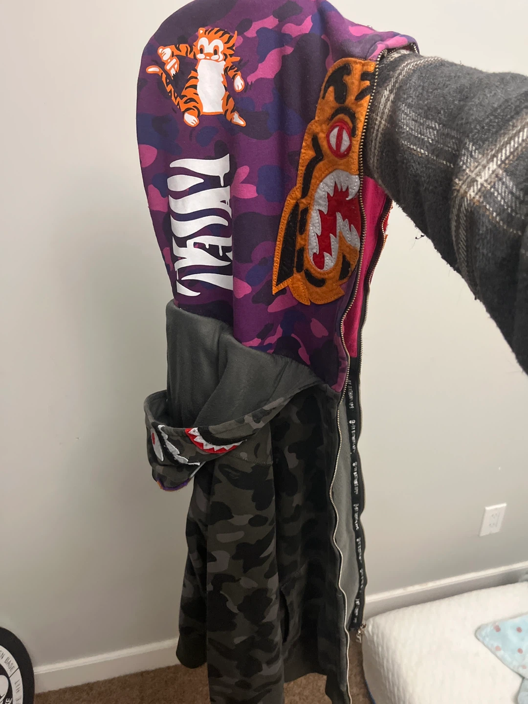 BAPE Full Zip Hoodie double hood - photo 2