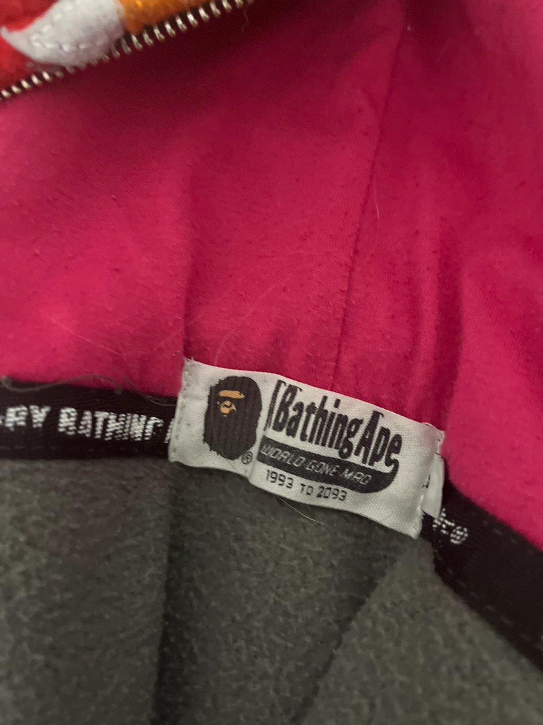 BAPE Full Zip Hoodie double hood - photo 5