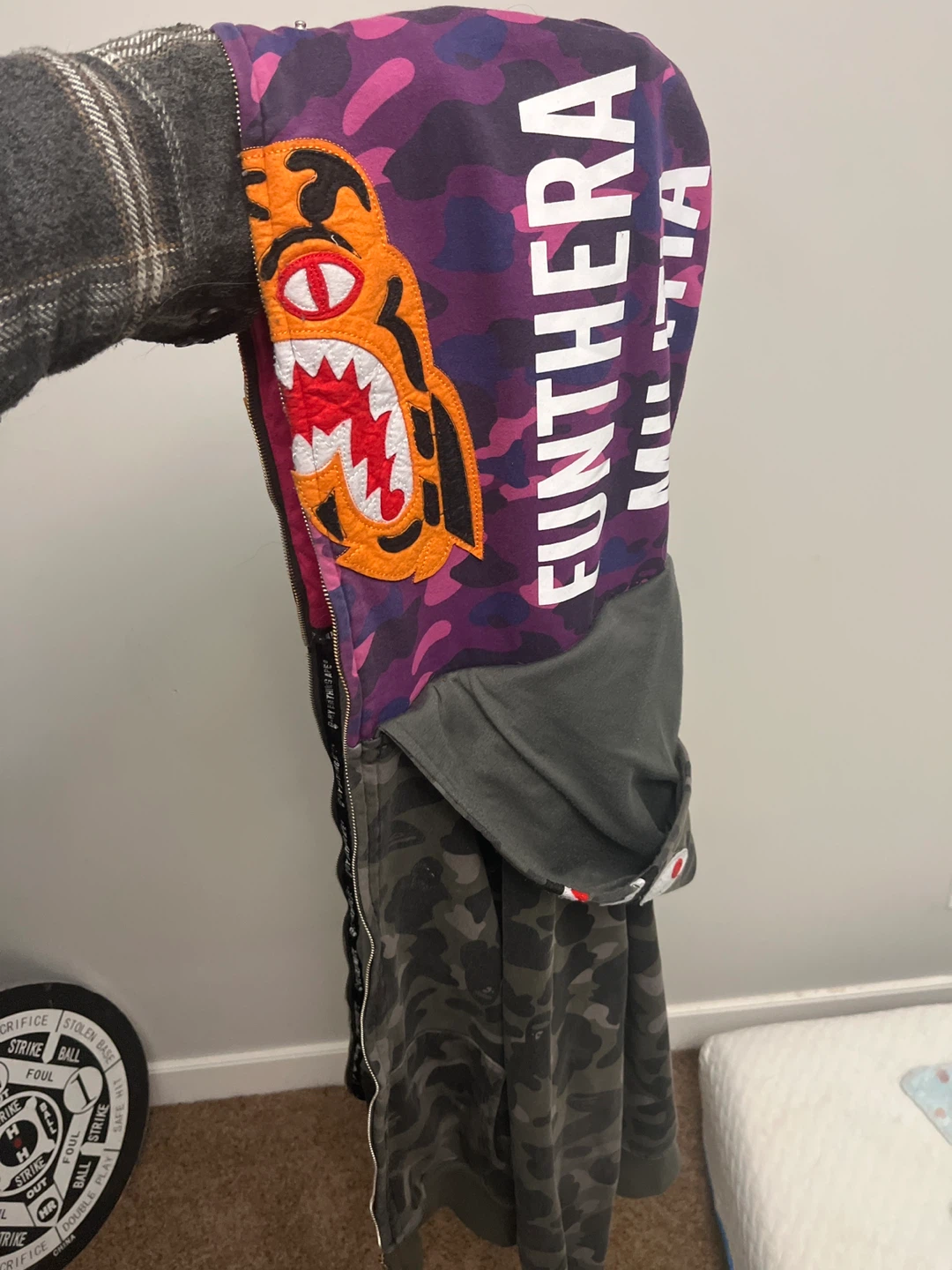 BAPE Full Zip Hoodie double hood - photo 3