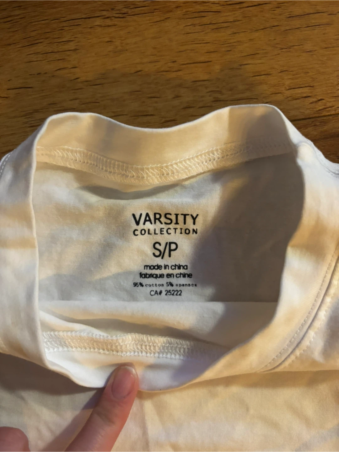 Varsity Collection Guelph Cropped Long Sleeve Shirt S/P - photo 5