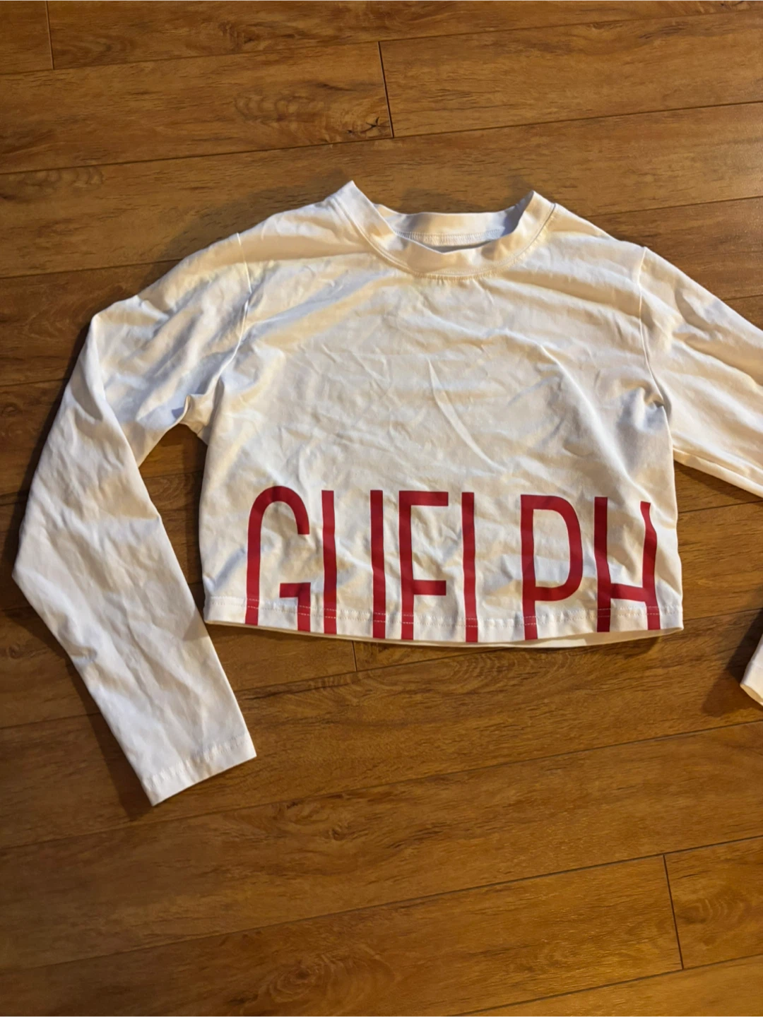 Varsity Collection Guelph Cropped Long Sleeve Shirt S/P - photo 3
