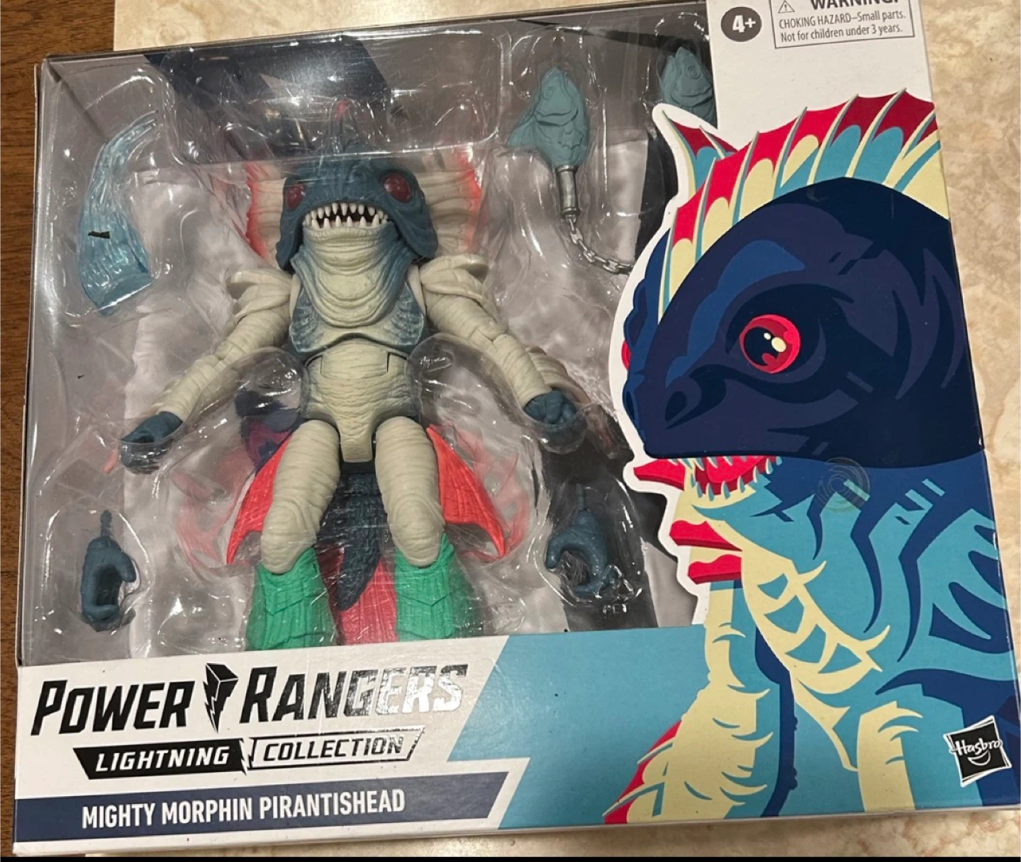 🏆Power Rangers Mighty Morphin Pirantishead Action Figure