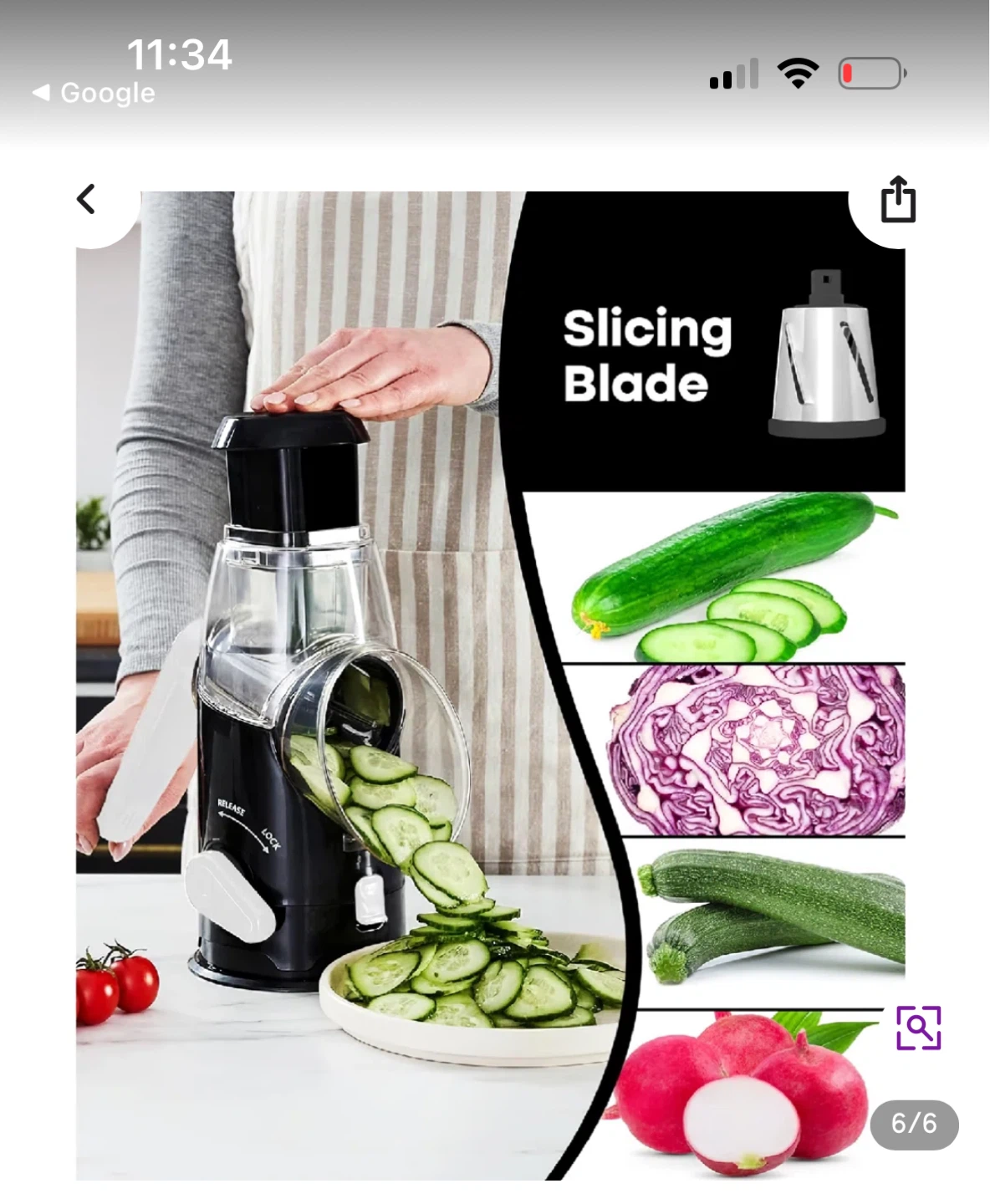 Rotary Cheese Grater & Slicer - photo 4