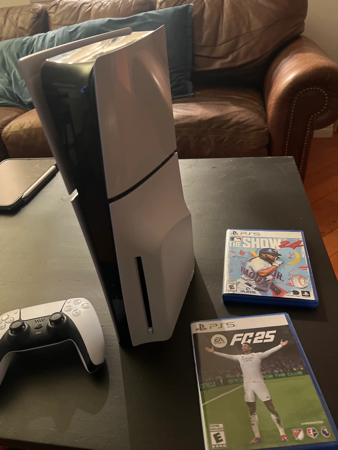 Sony PlayStation 5 Console with FC25 and The Show 24 Games