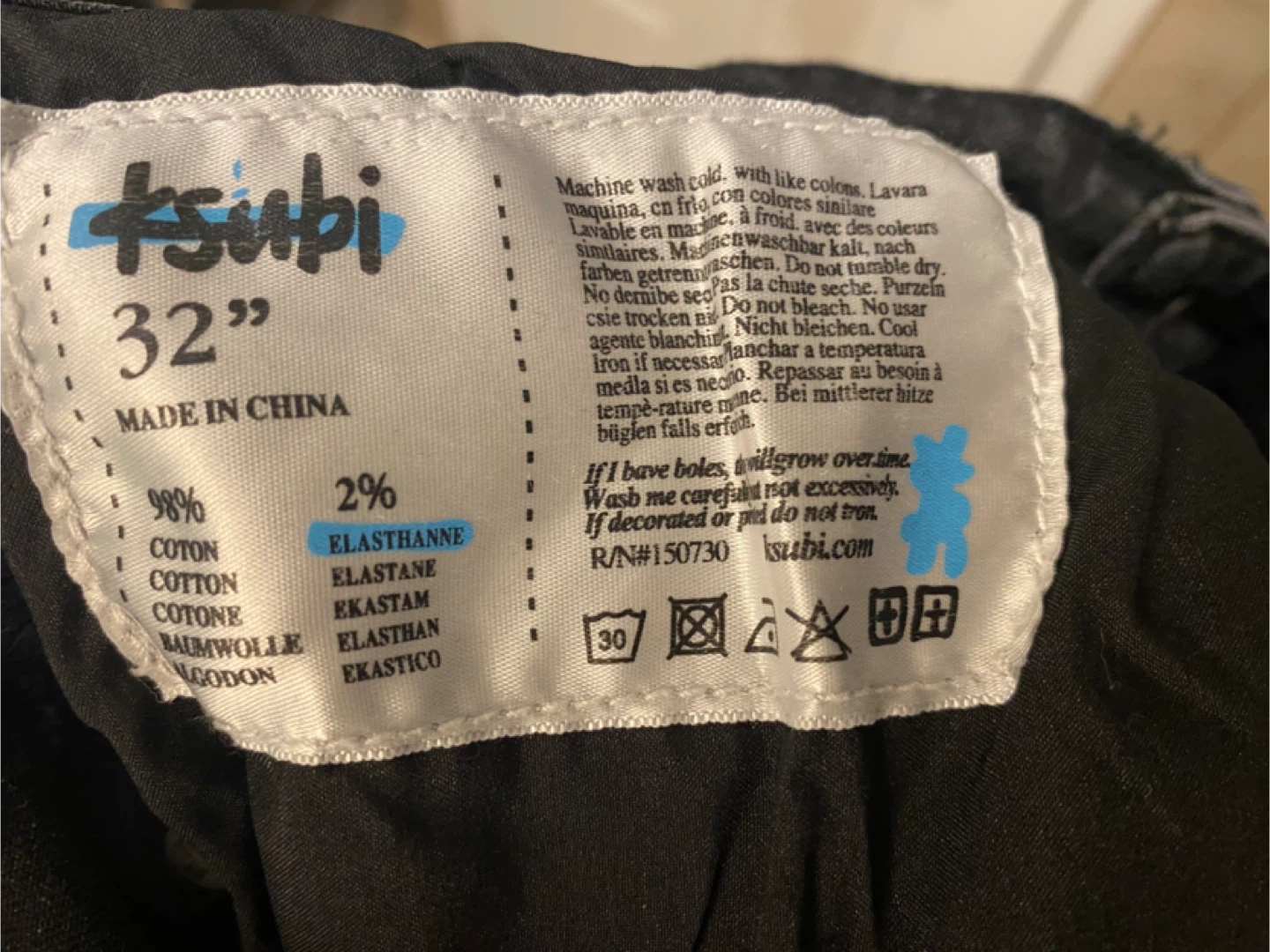 Ksubi Men's Black Distressed Jeans Size 32 - photo 4