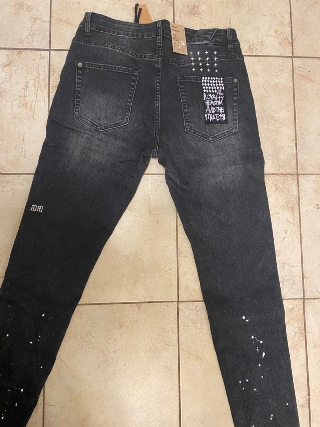 Ksubi Men's Black Distressed Jeans Size 32 - photo 2