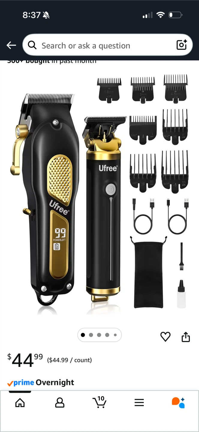 Ufree Men's Barber Set Hair Clippers and Trimmer - photo 2