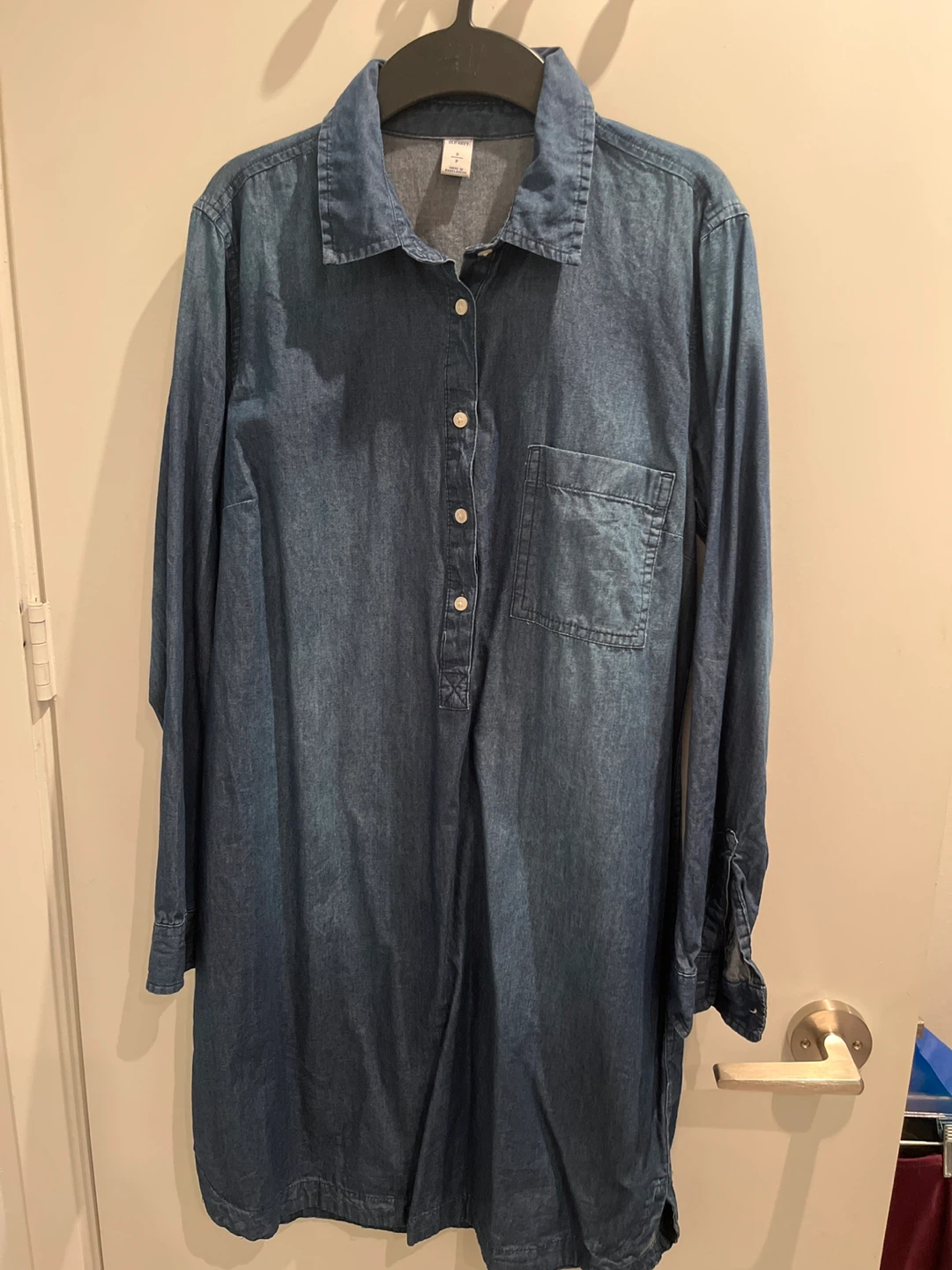 Old Navy Denim Shirt Dress Size S 🏆