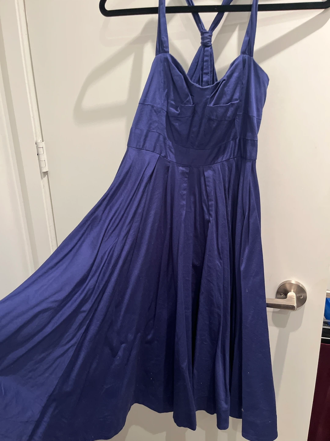 C'est Moi electric Blue Halter Dress - Size S 🏆 - photo 2