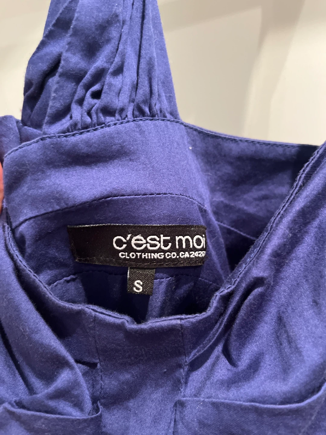 C'est Moi electric Blue Halter Dress - Size S 🏆 - photo 4