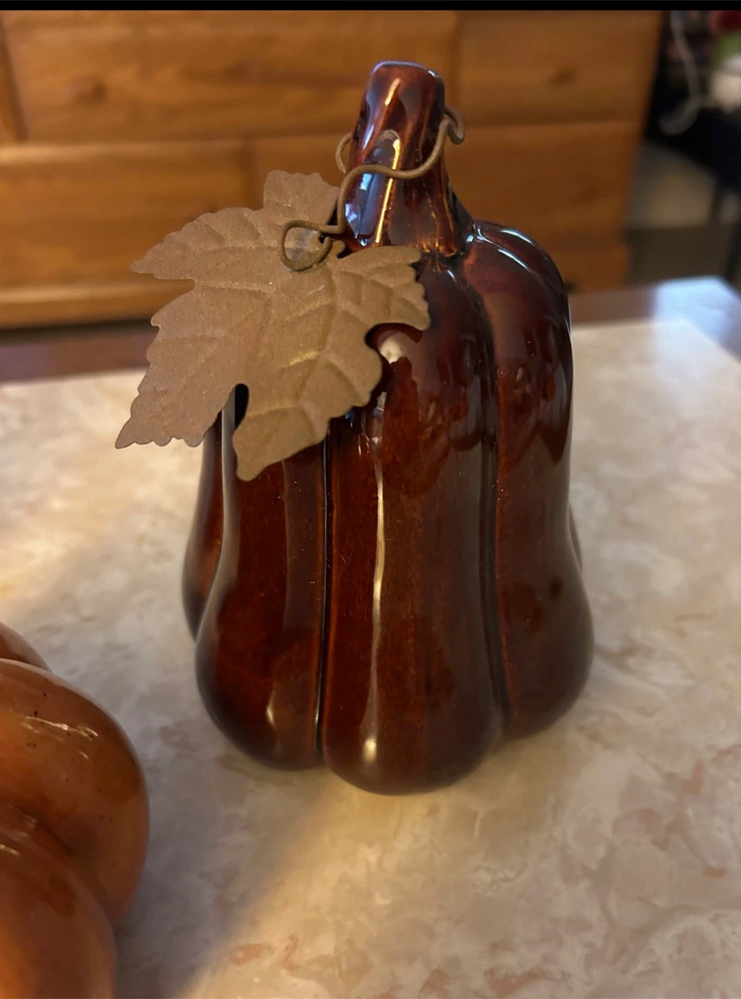 🏆Set of 3 Ceramic Pumpkins - photo 2