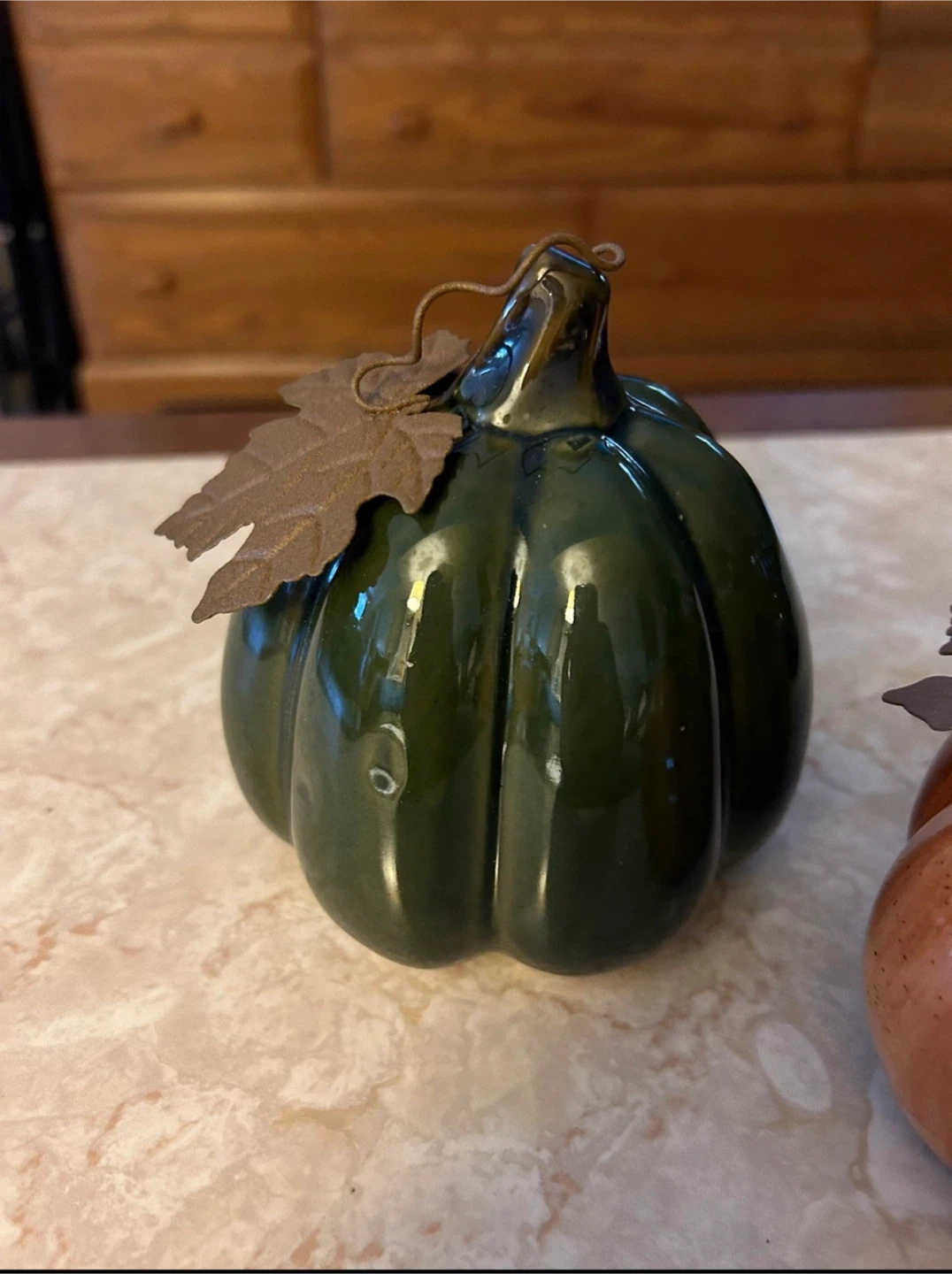 🏆Set of 3 Ceramic Pumpkins - photo 3