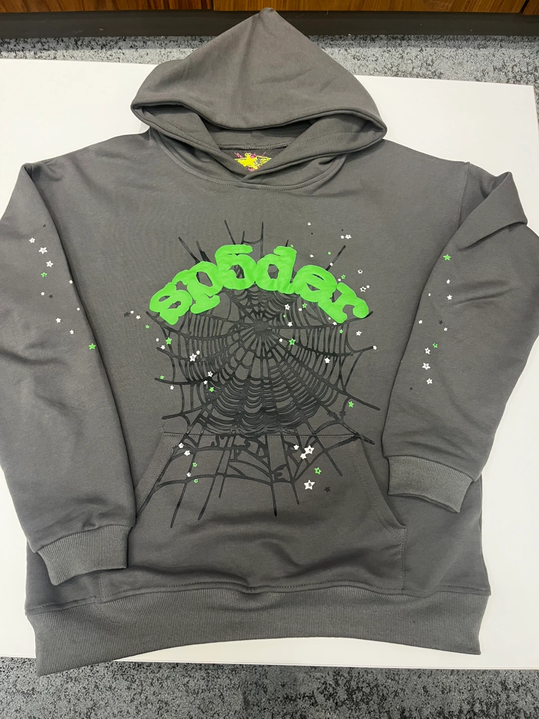 SPIDERHOOD Grey Hoodie Hoodie Size M