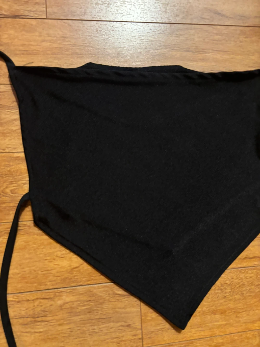 Wet Seal Black Halter Neck Bandana Top - Size Medium - photo 2