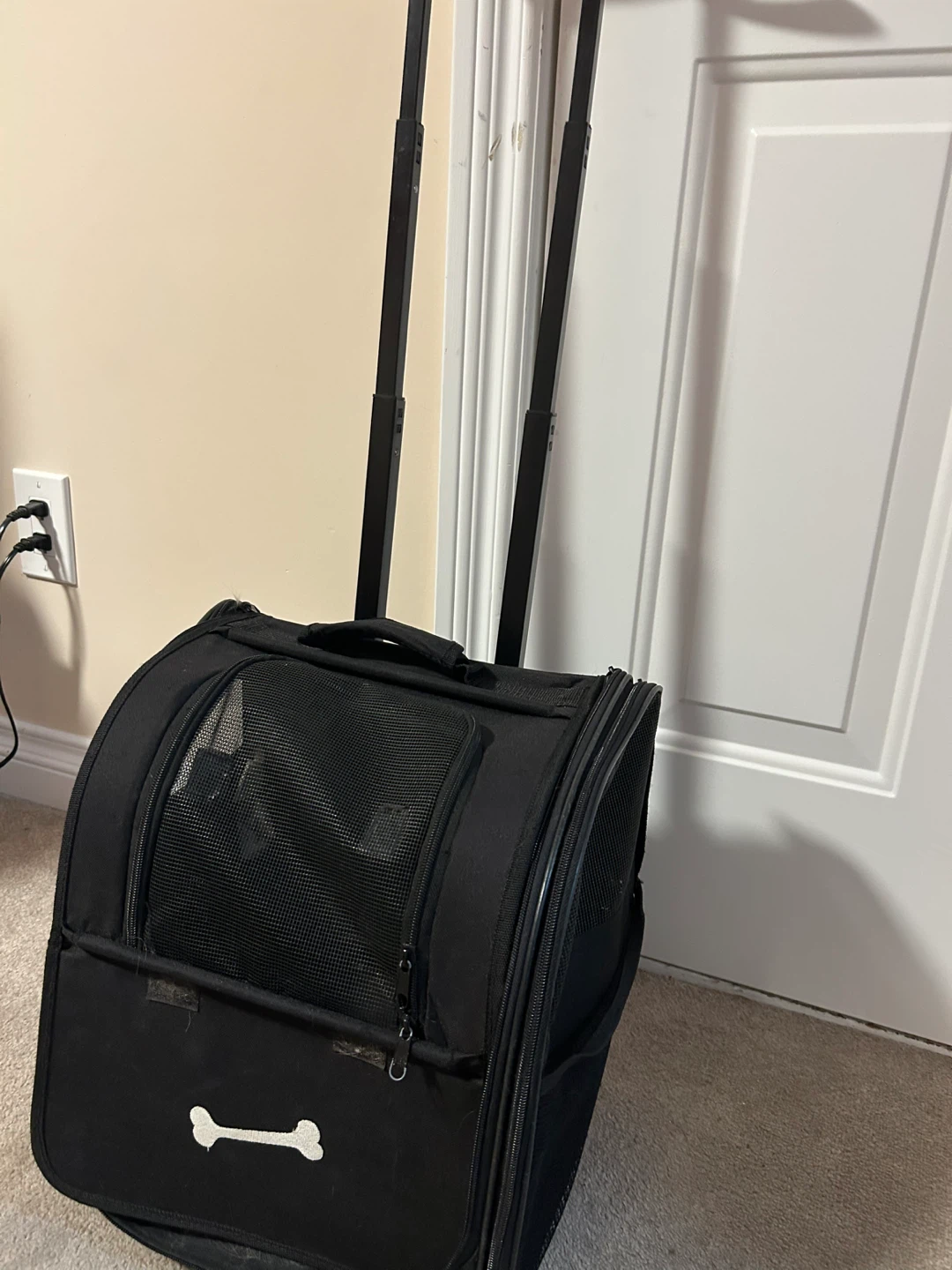 Black Rolling Pet Carrier - photo 3