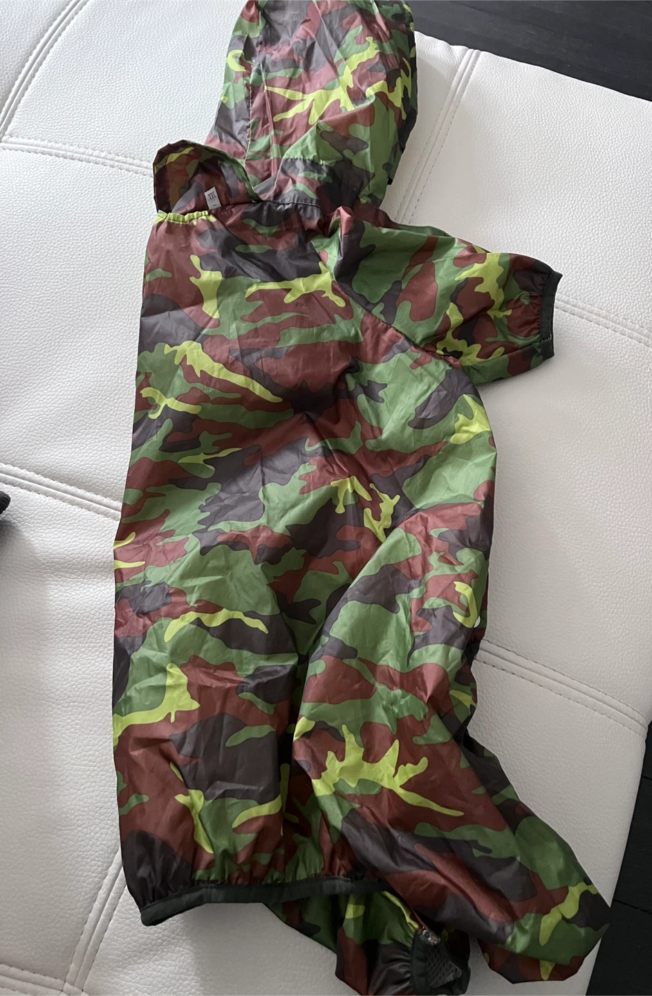 Camouflage Dog Raincoat Hooded Jacket - photo 2