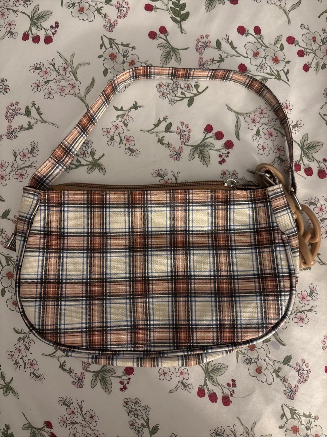 Plaid Shoulder Bag