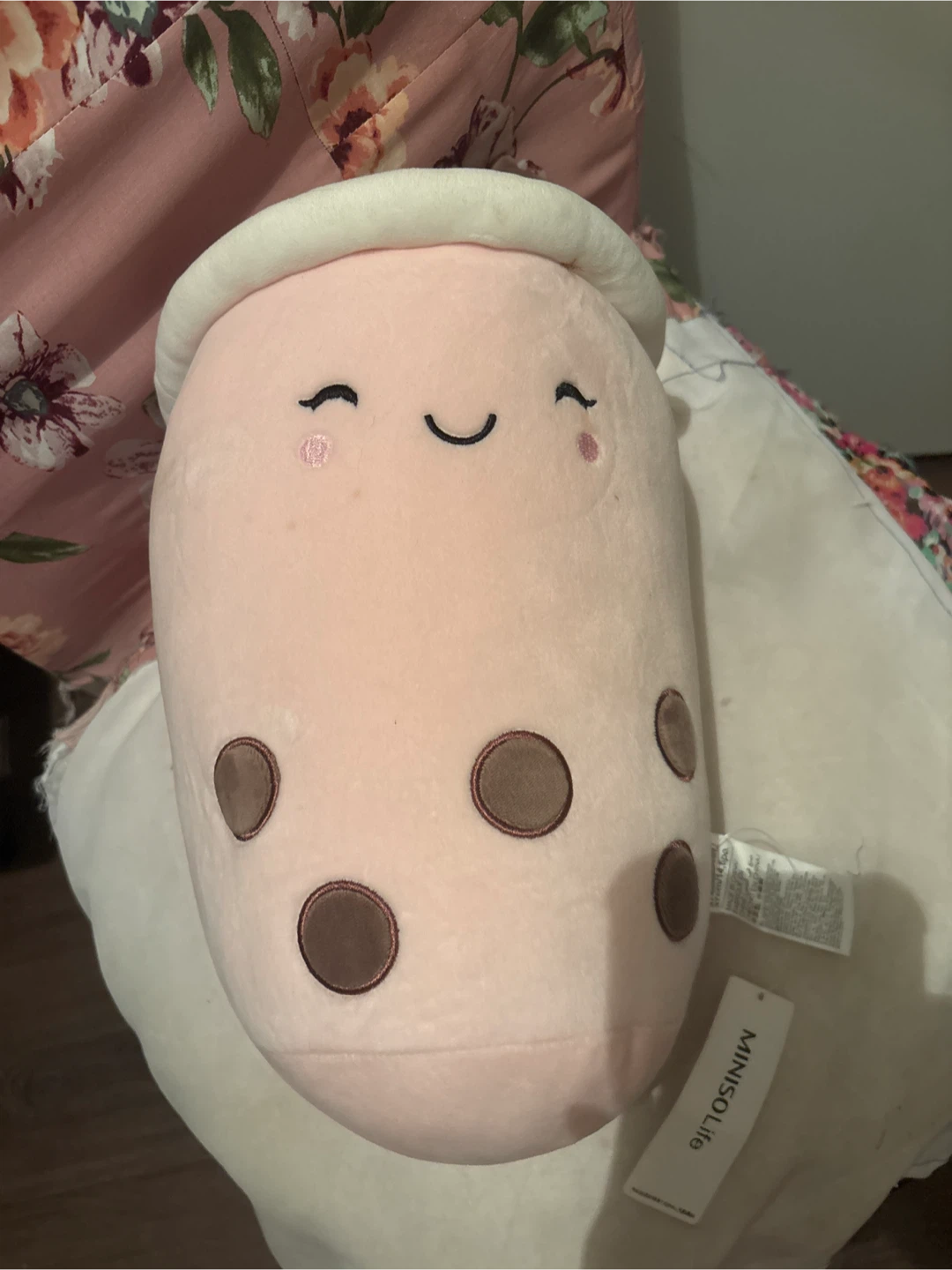 MINISOLIFE Pink Boba Plush Toy