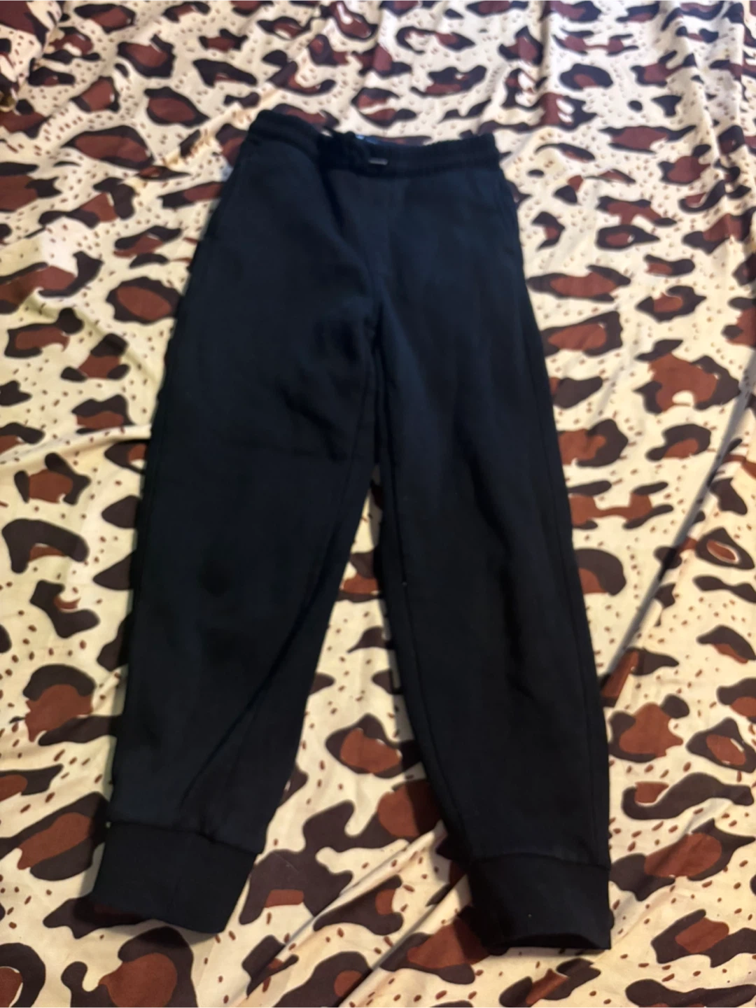 Kids Black Sweatpants Size M