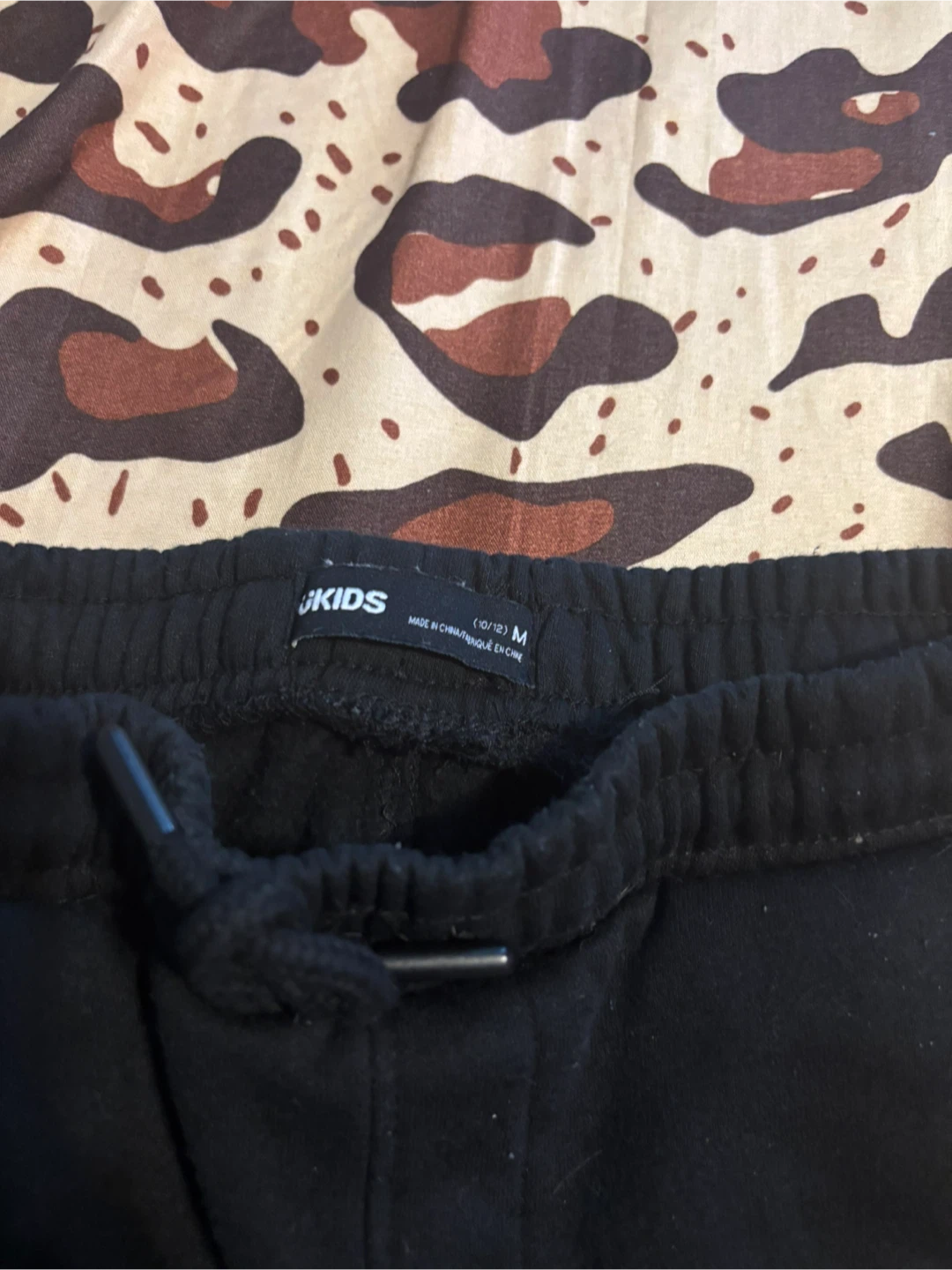 Kids Black Sweatpants Size M - photo 2