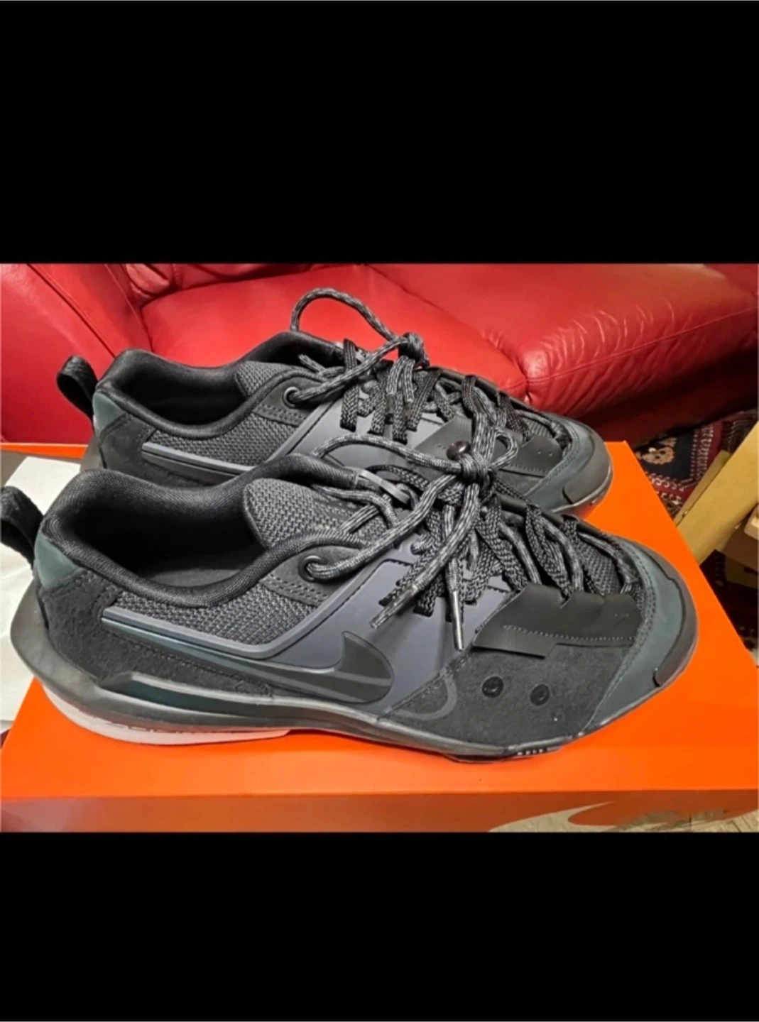 Nike Zegamadome Black Anthracite Sacai Shoes Size 10.5 Brand new