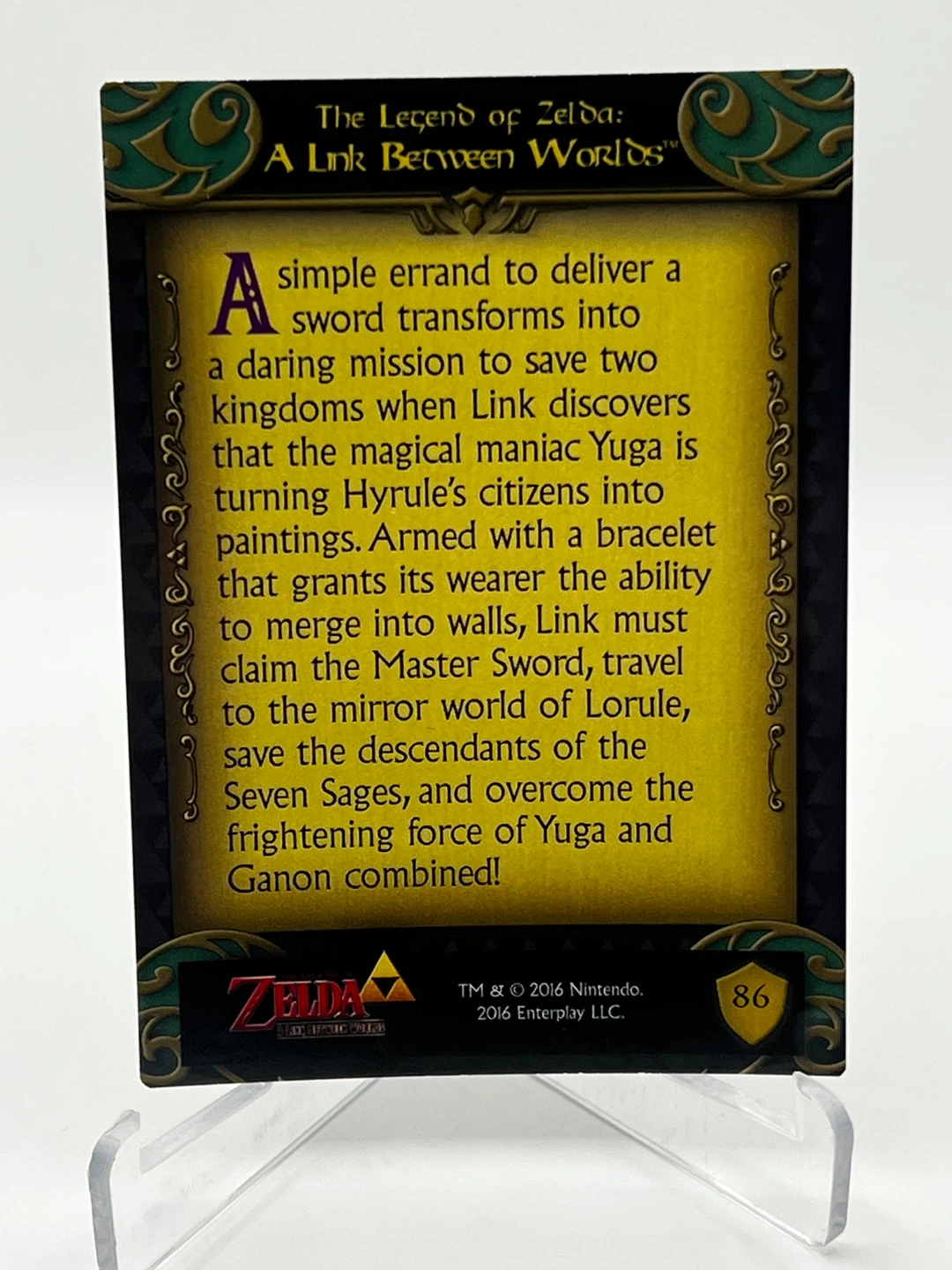 🏆 The Legend of Zelda a link between worlds #86 foil card M/NM - photo 2