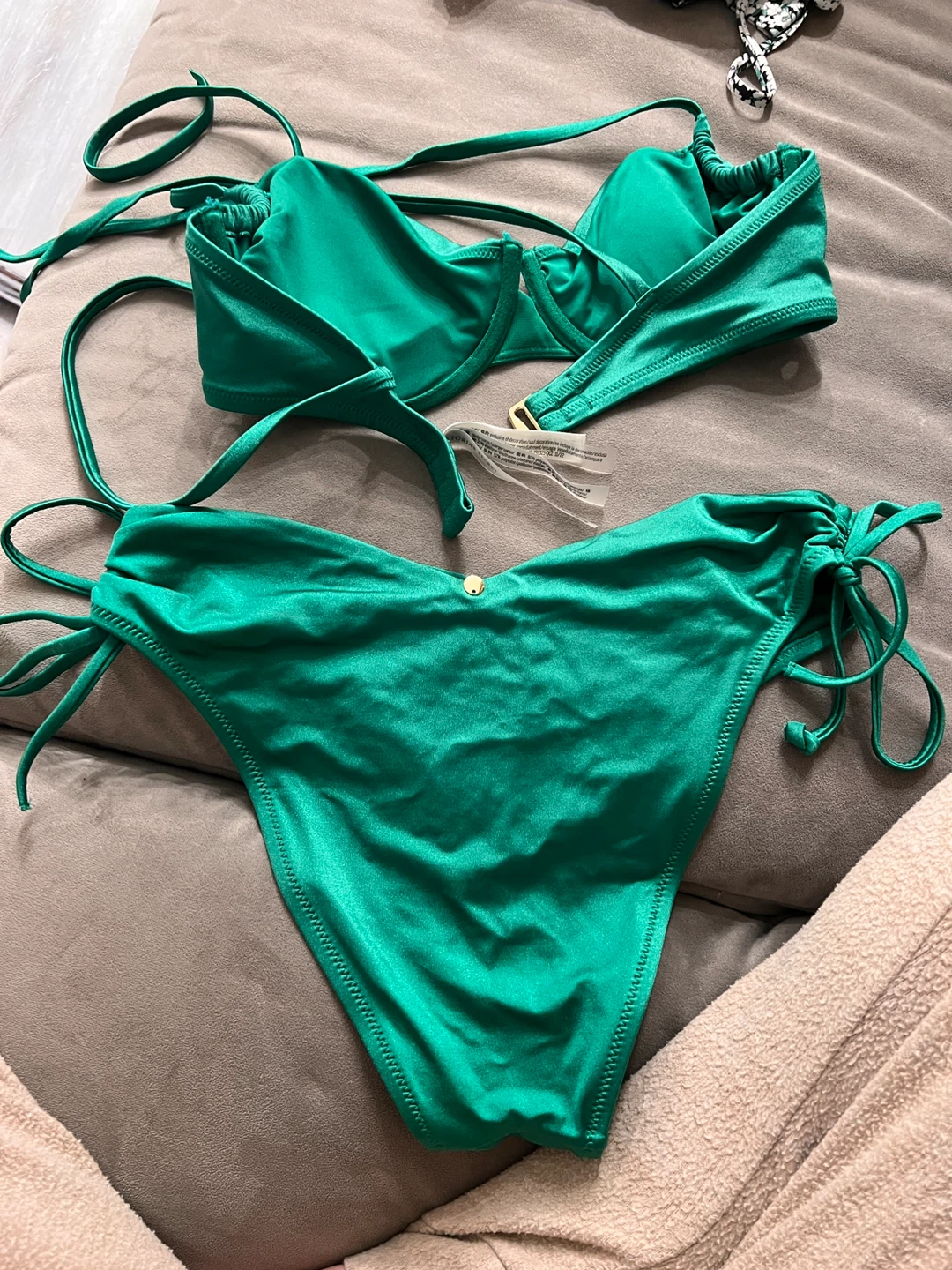 Victoria's Secret Cheeky Bikini Set - Green - photo 2