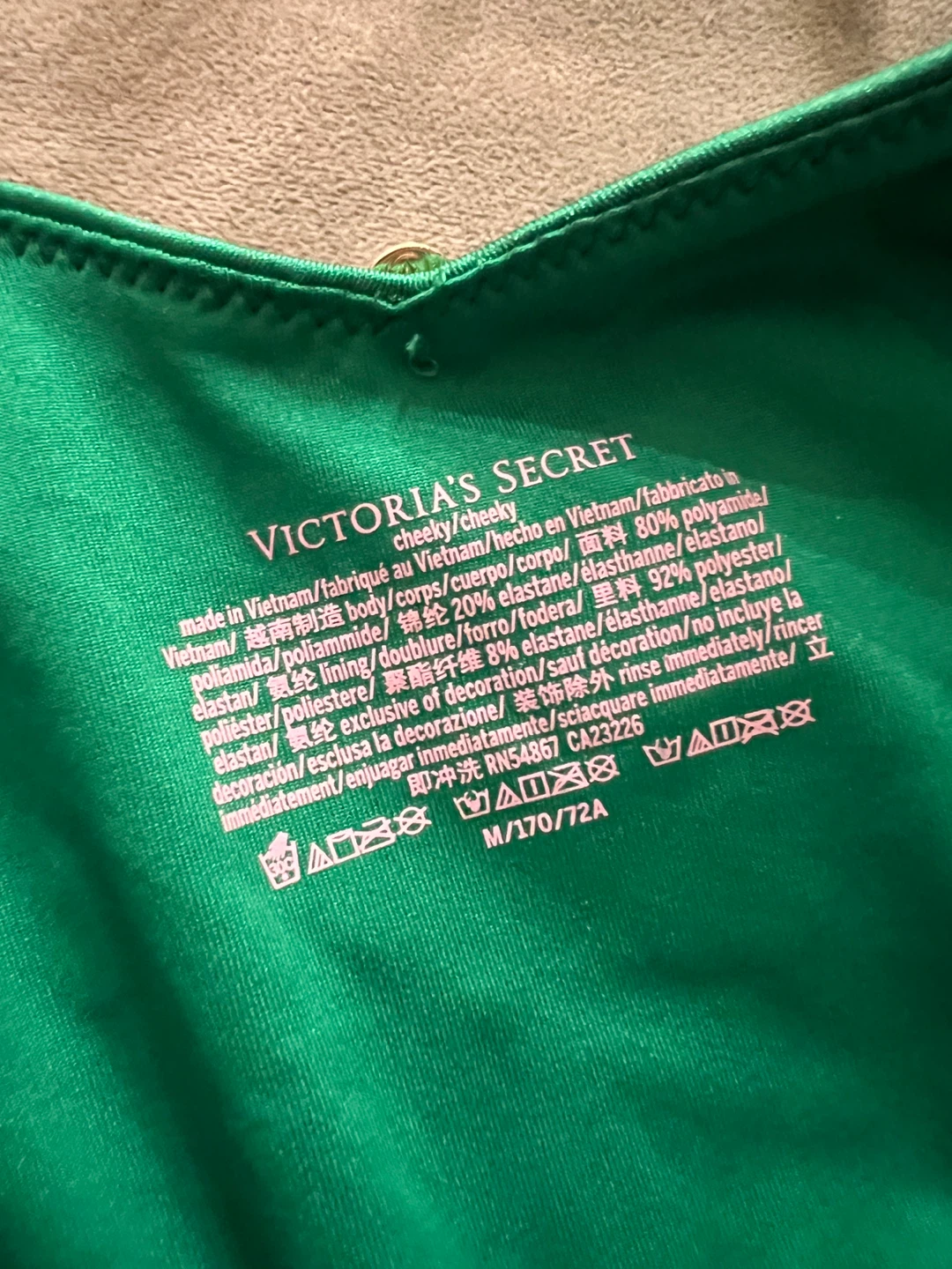 Victoria's Secret Cheeky Bikini Set - Green - photo 3